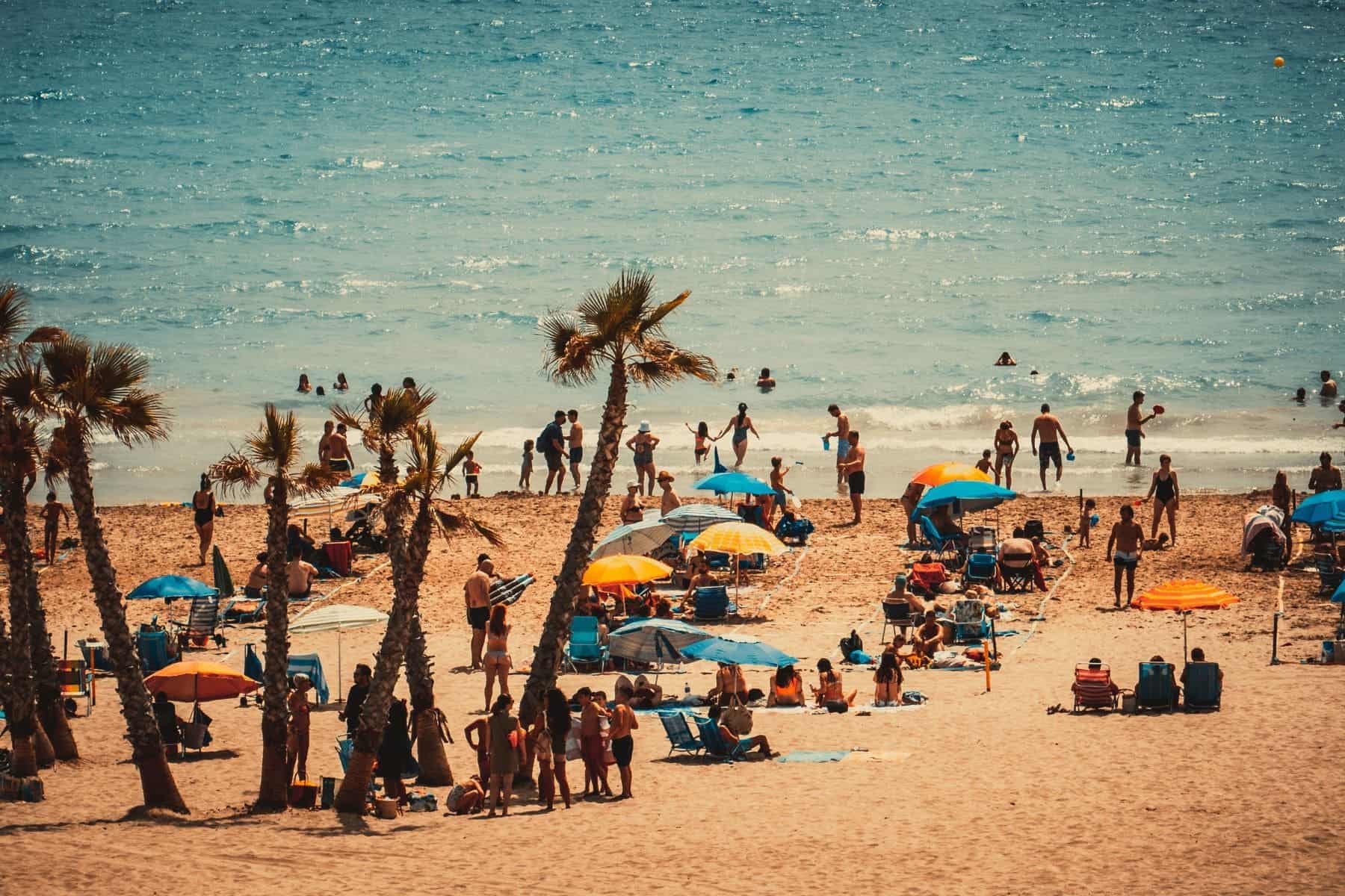Beach Tent Vs Umbrella Group Of People