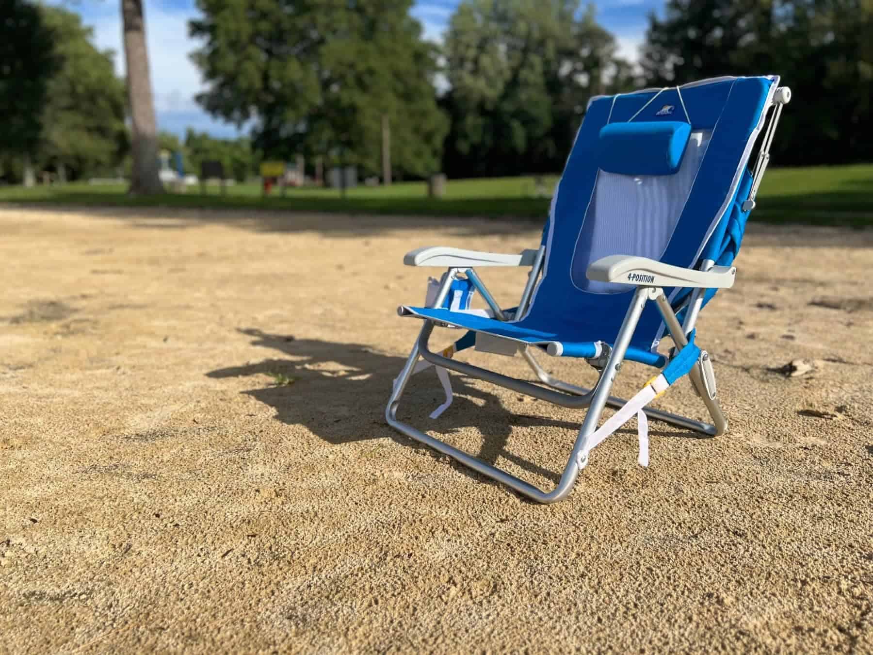 Gci Outdoor Portable Beach Chair Open From Beach