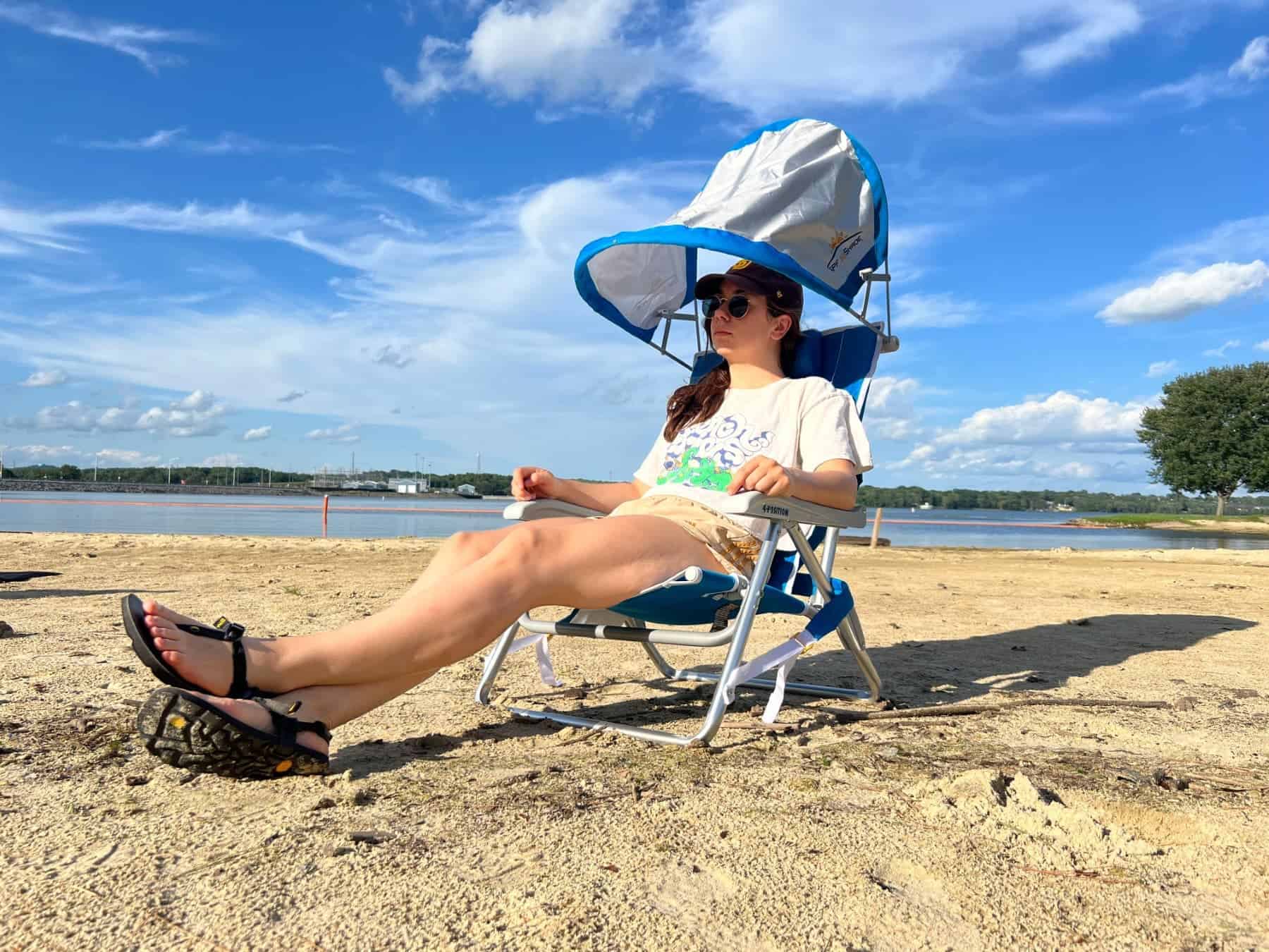 GCI Outdoor Waterside Sunshade Beach Chair