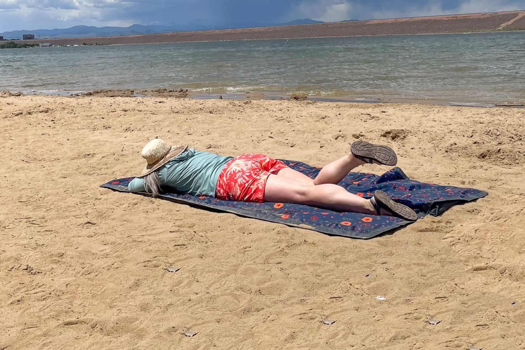 little-unicorn-outdoor-family-picnic-and-beach-blanket-lying-down