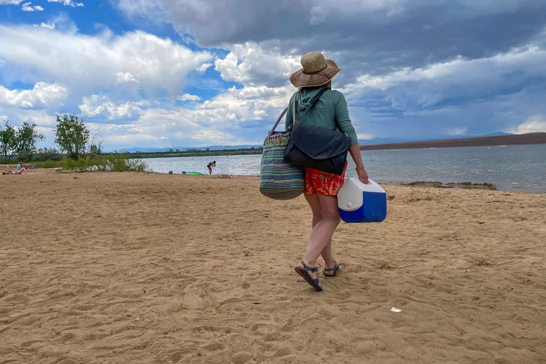 Little Unicorn Outdoor Family Picnic And Beach Blanket Shoulder Carry