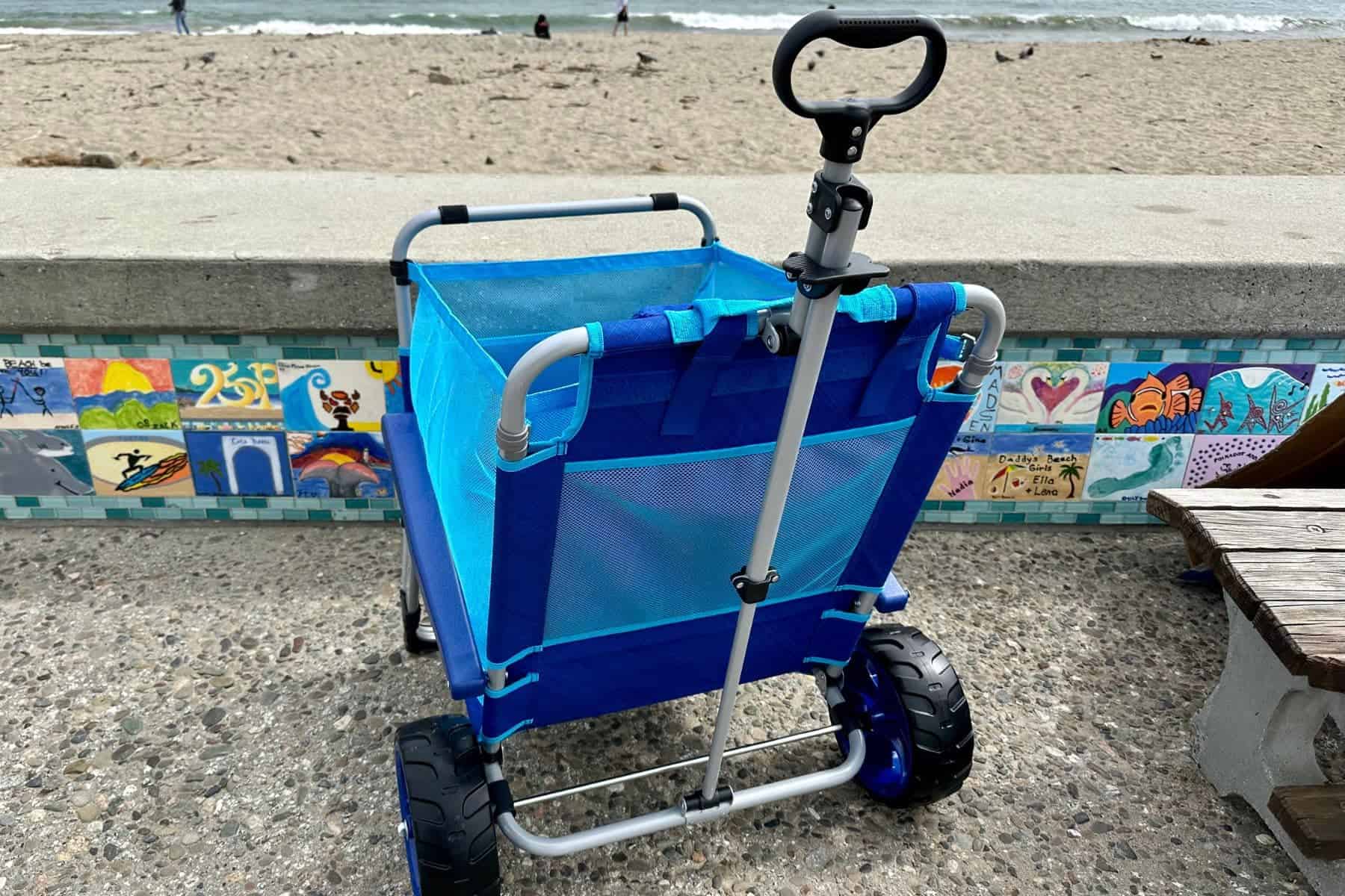 Mac Sports Foldable Chair With Wagon Back View