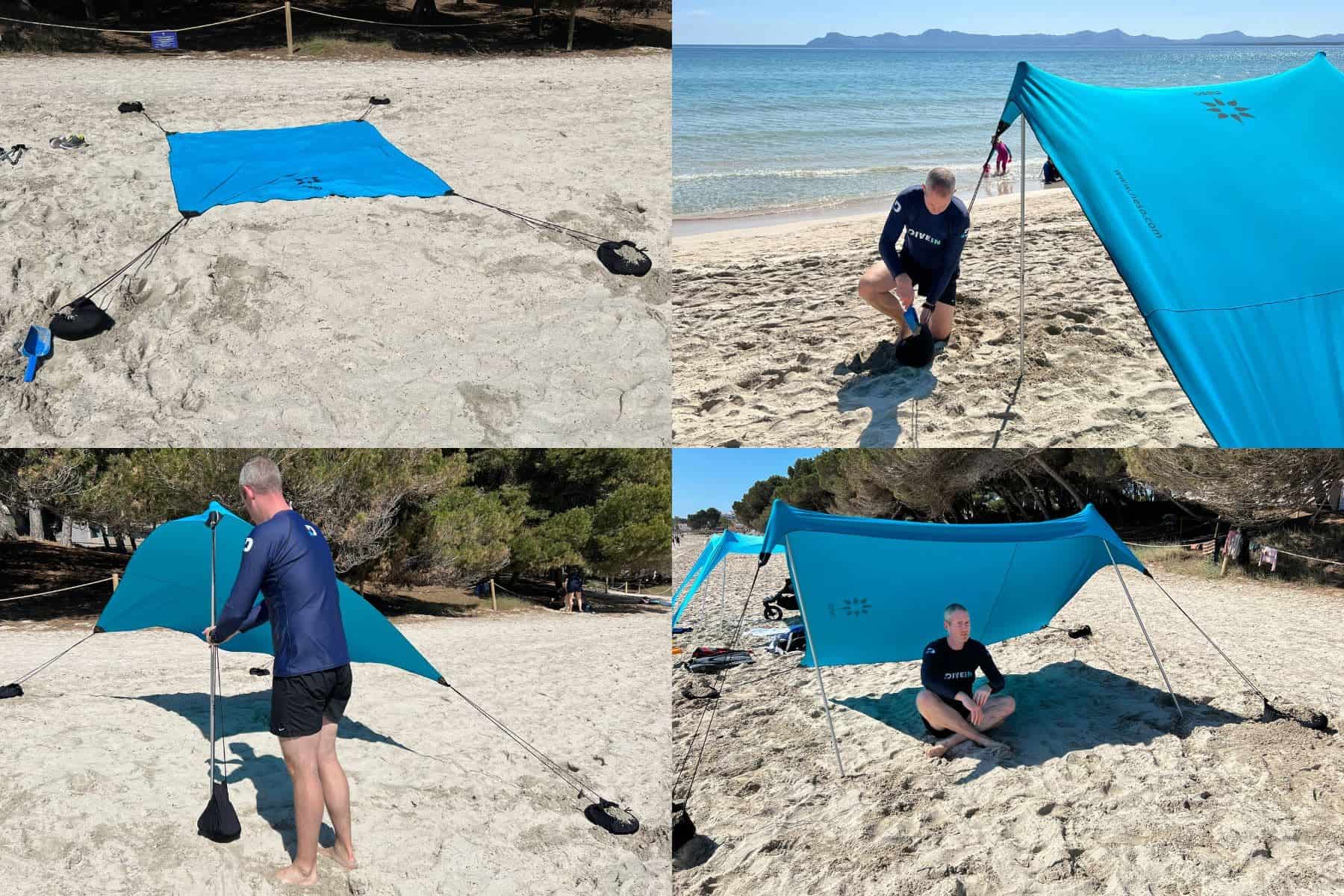 Neso Tents Beach Features