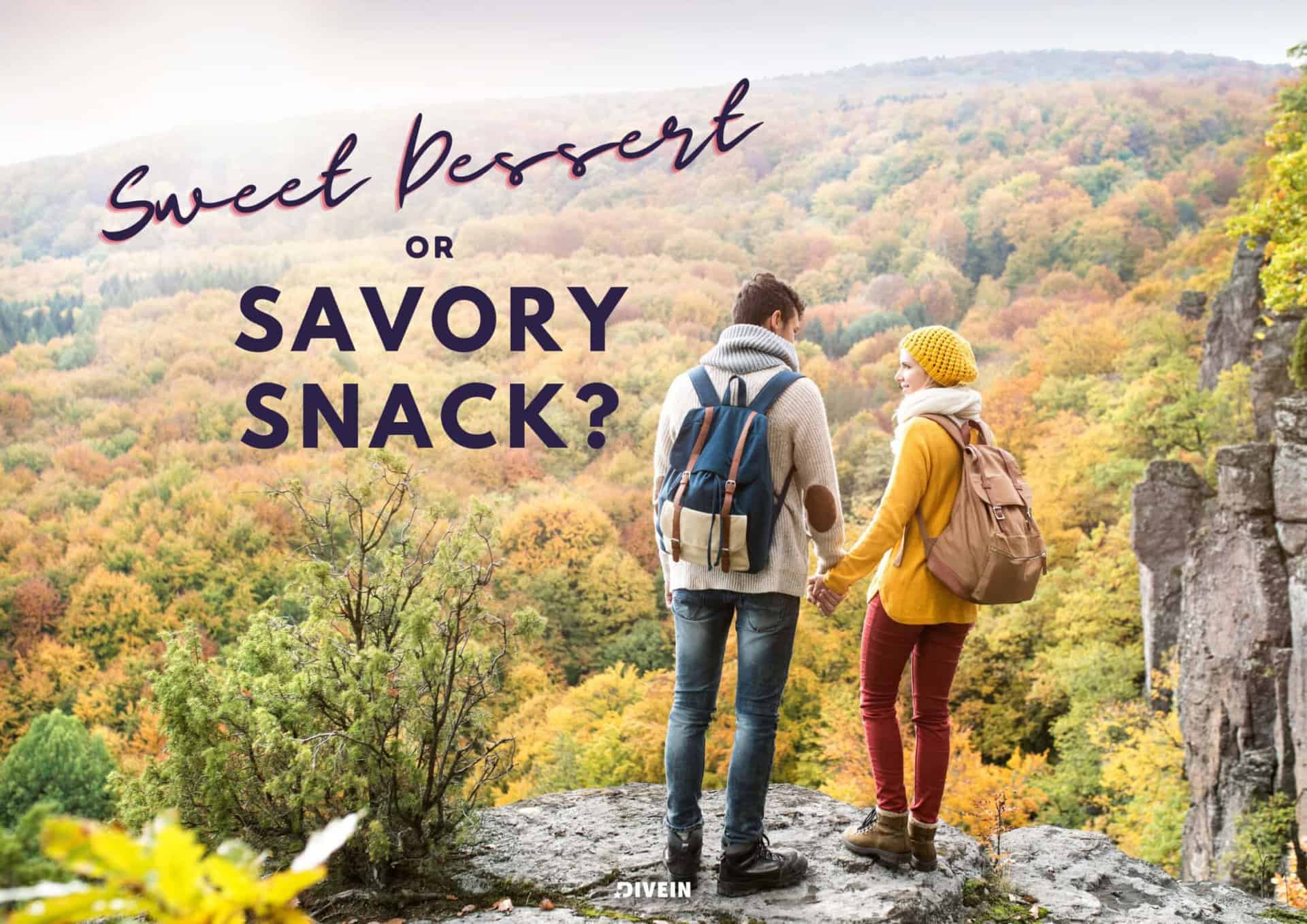 Sweet dessert or savory snack