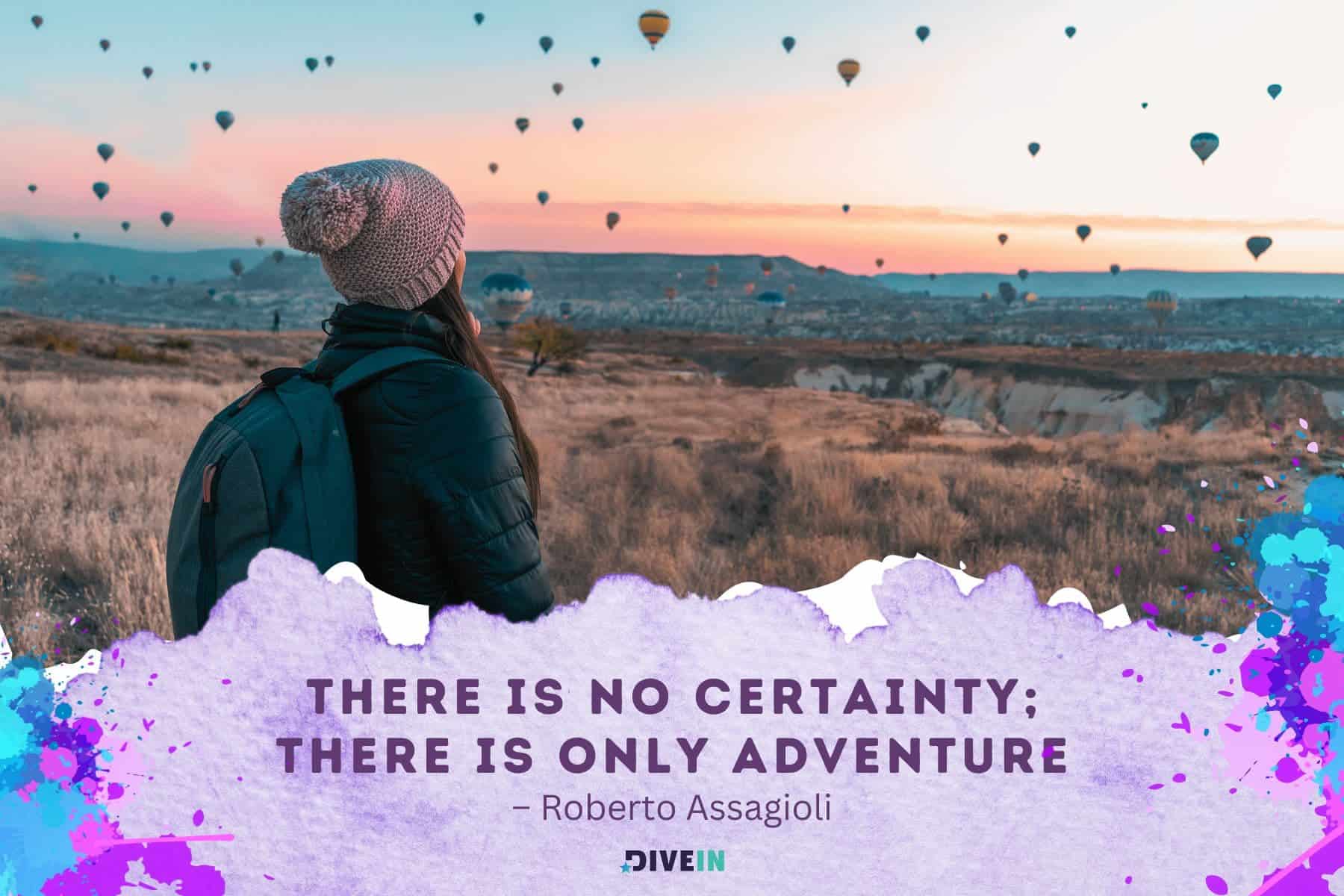 adventure time quotes. there is no certainty. there is only adventure