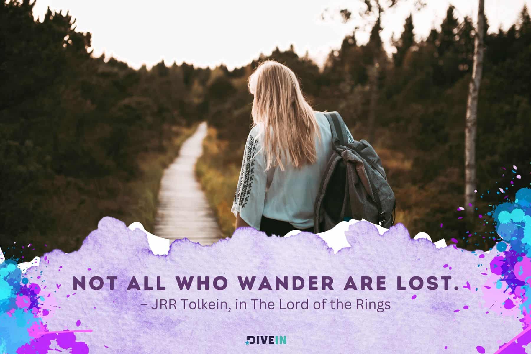 adventure time quotes. not all who wander are lost