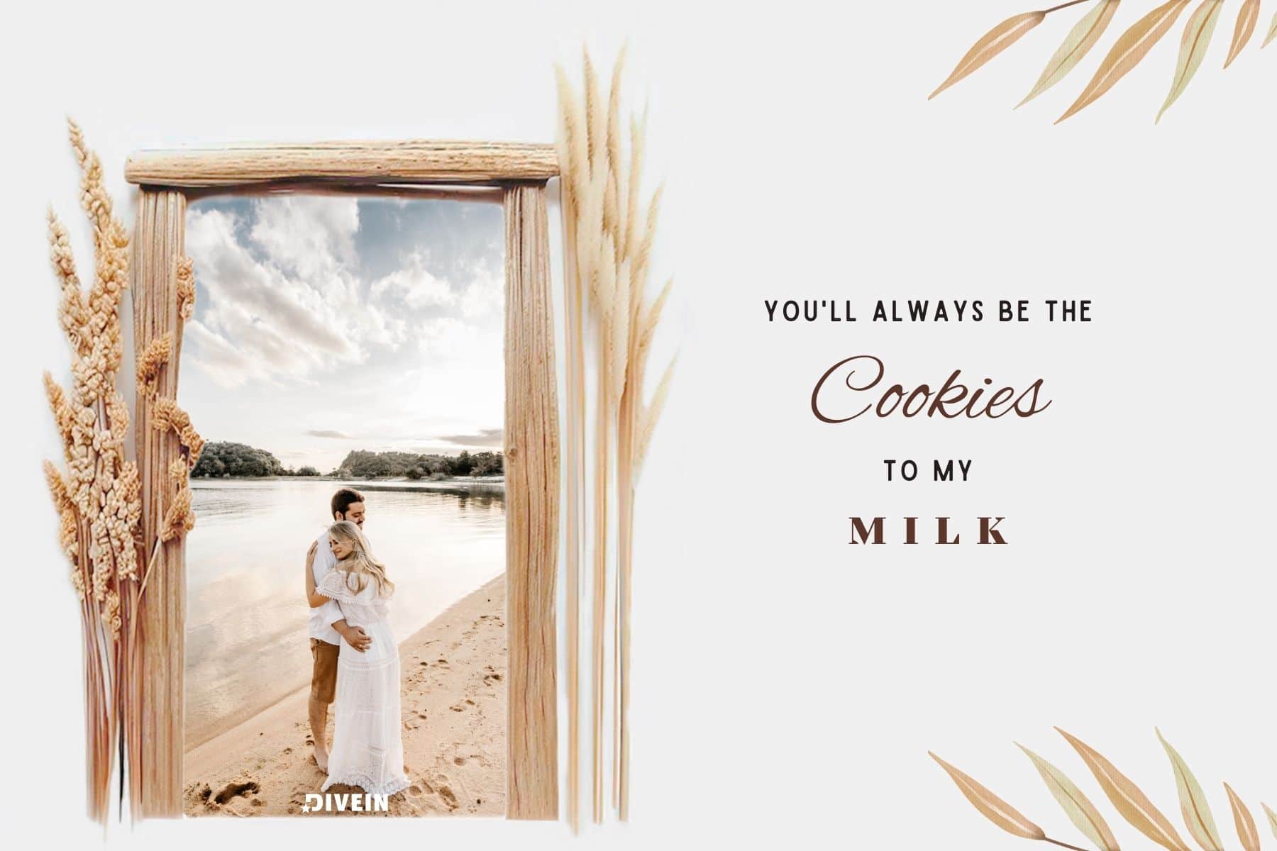 cute anniversary captions. youll always be the cookies to my milk