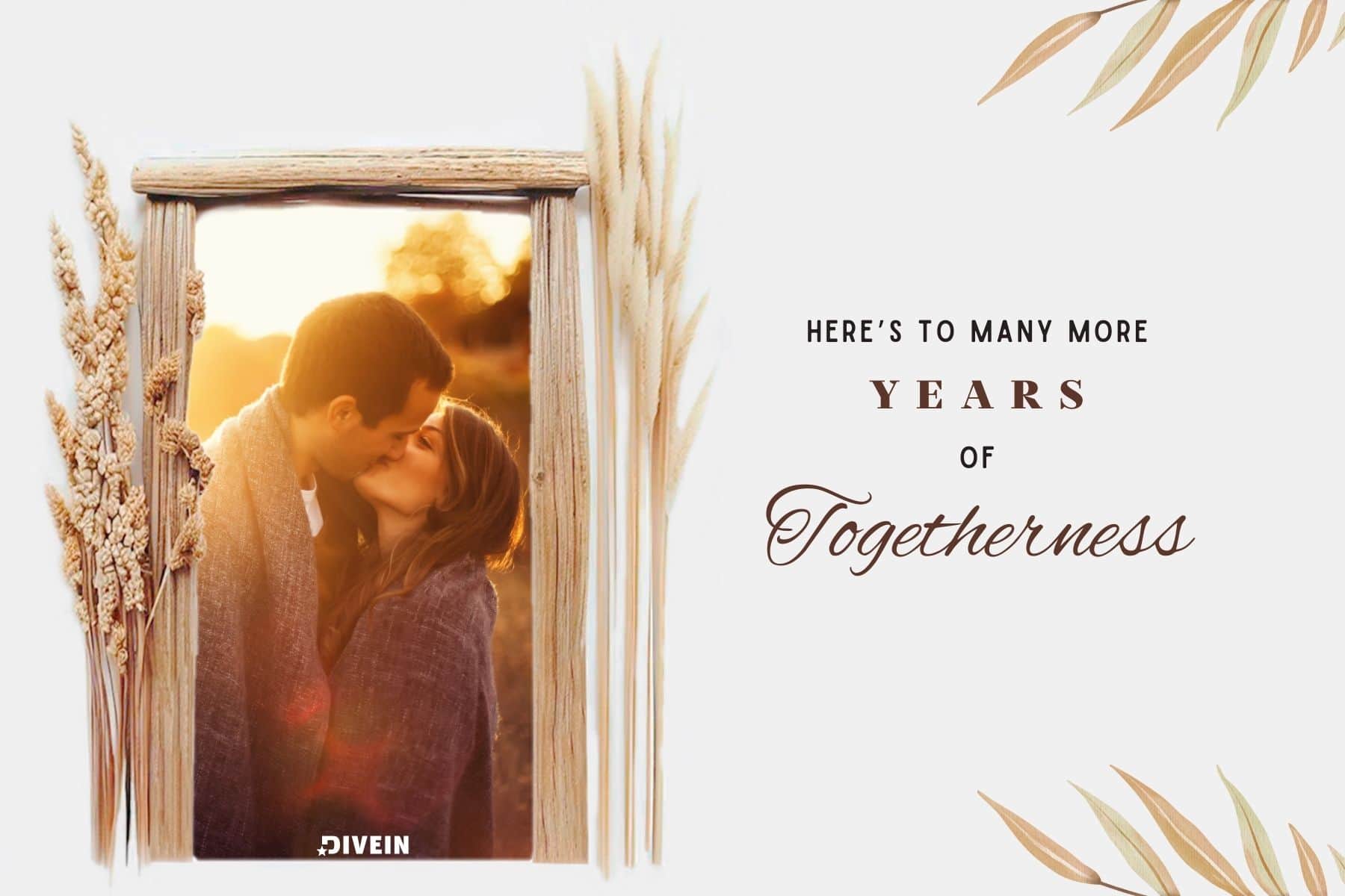 short anniversary captions. heres to many more years of togetherness