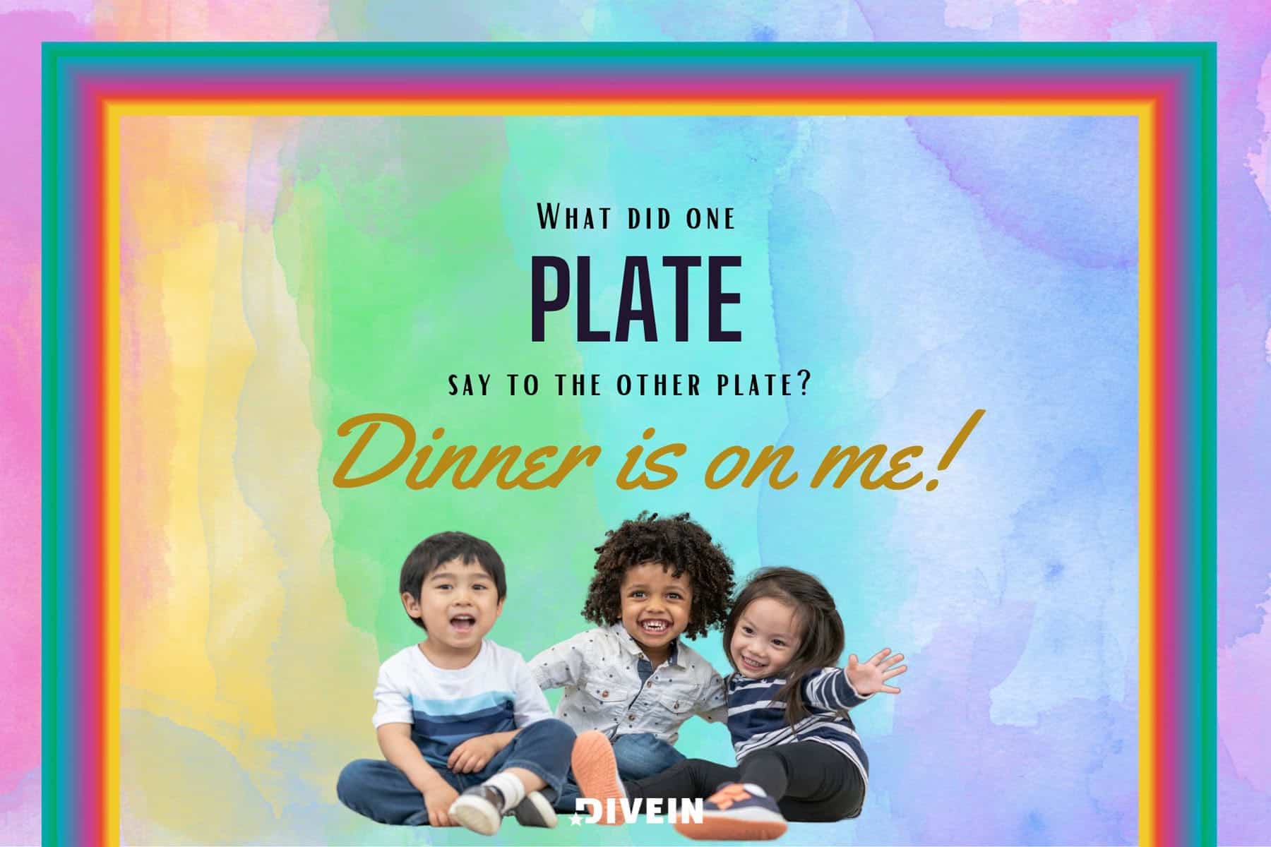 what did one plate say to the other plate_ dinner is on me!