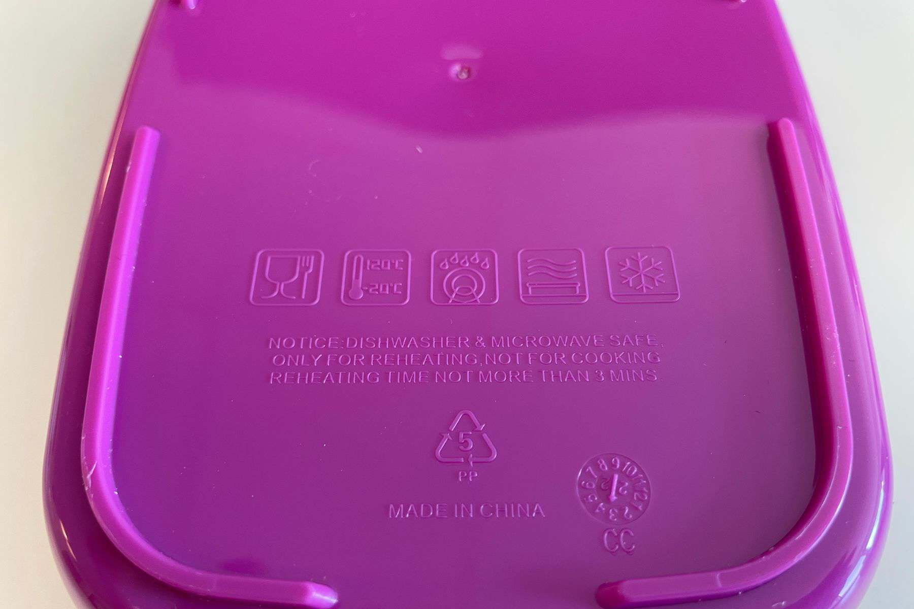 Back of Bento Lunch Box. 
