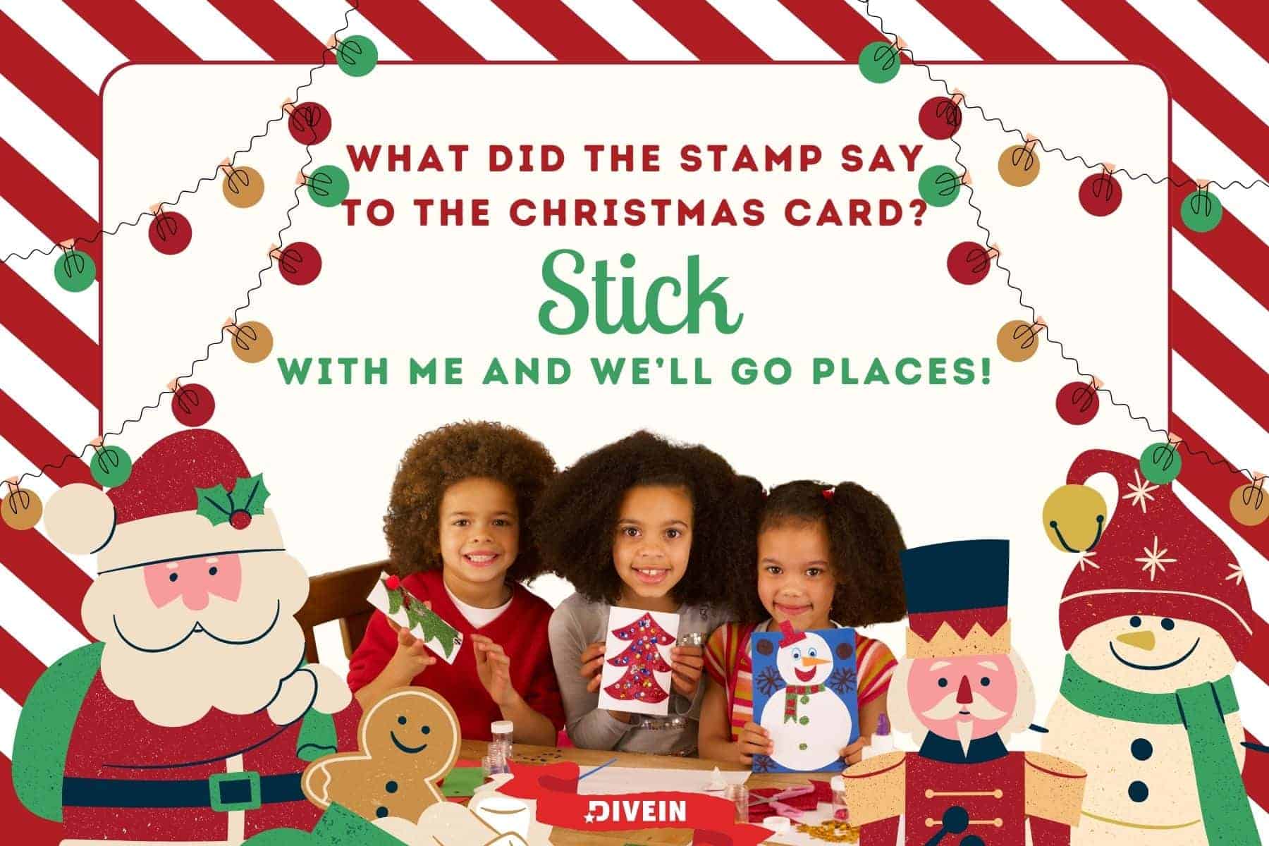 Christmas Jokes For Kids Stamp