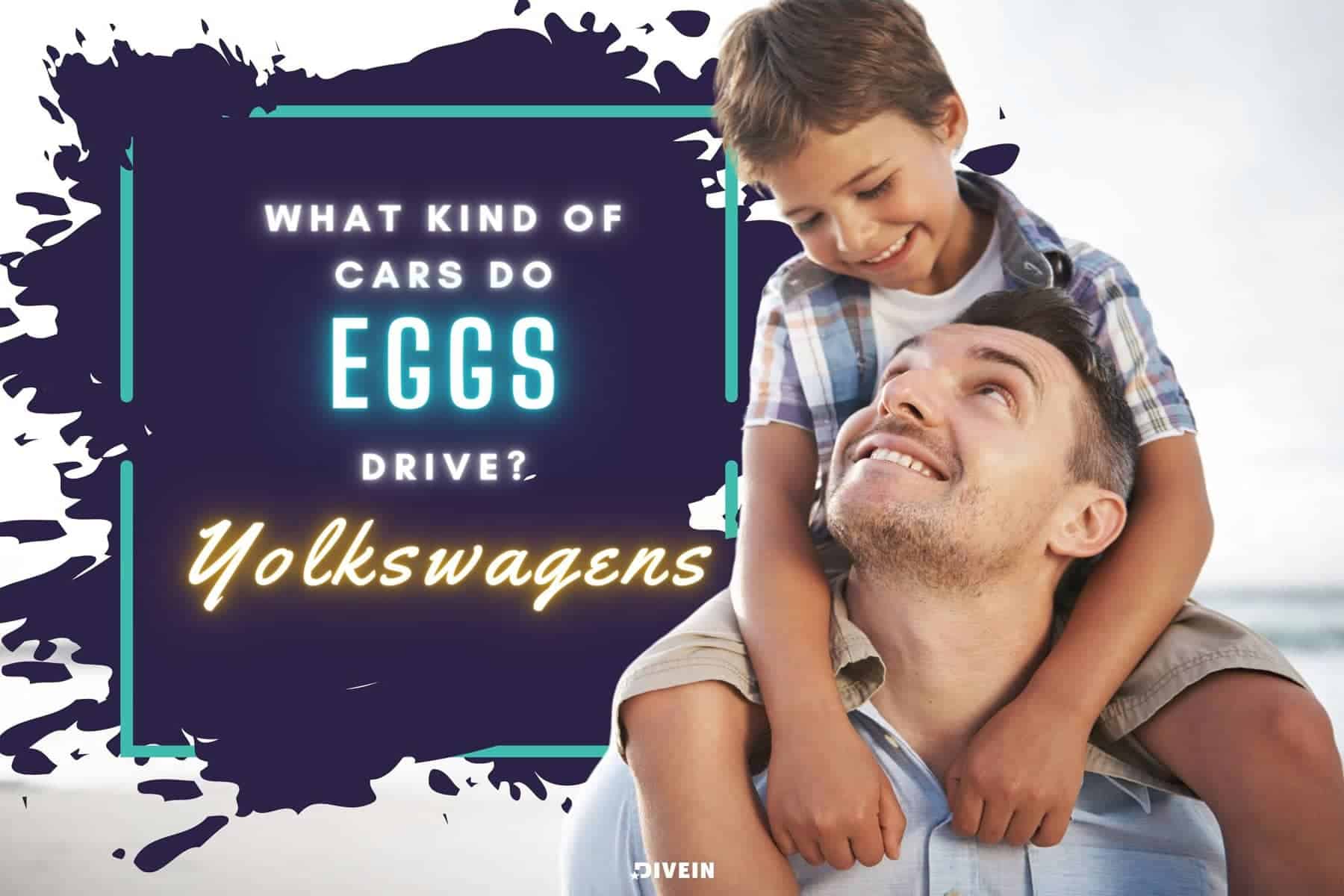 what kind of cars do eggs drive_ yolkswagens