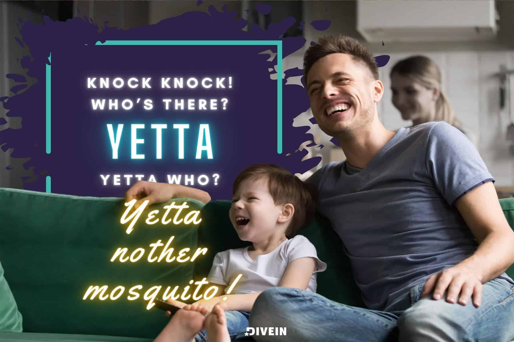 knock knock! who’s there_ yetta yetta who_ yetta nother mosquito!