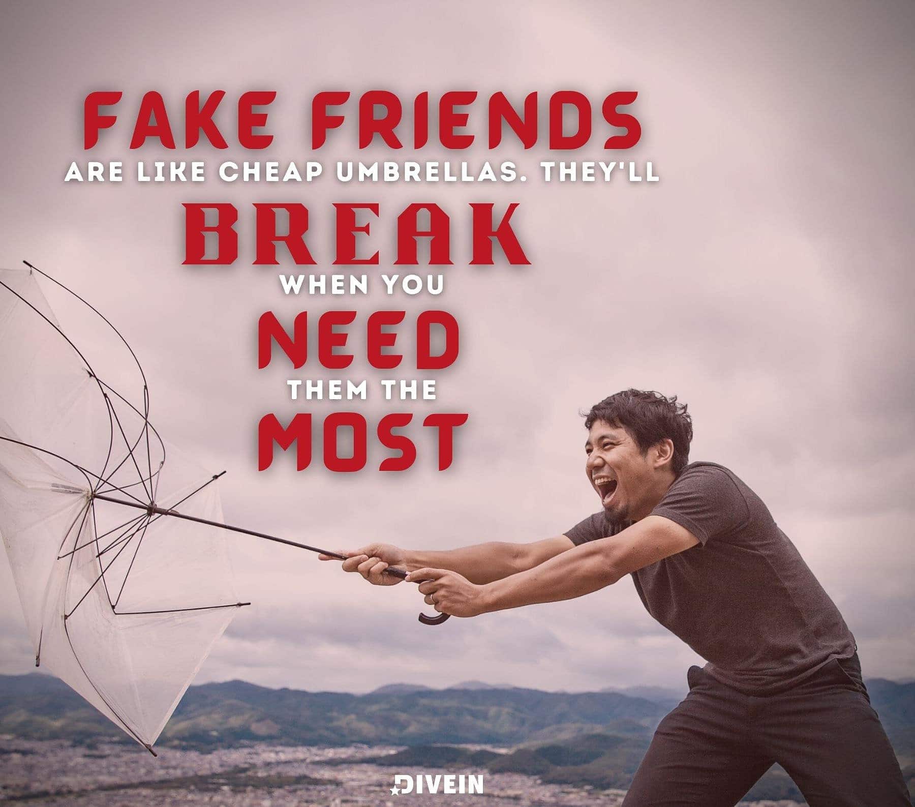 150+ Fake People Quotes \u0026 Fake Friends Quotes - Outoria, image size:1800x1587