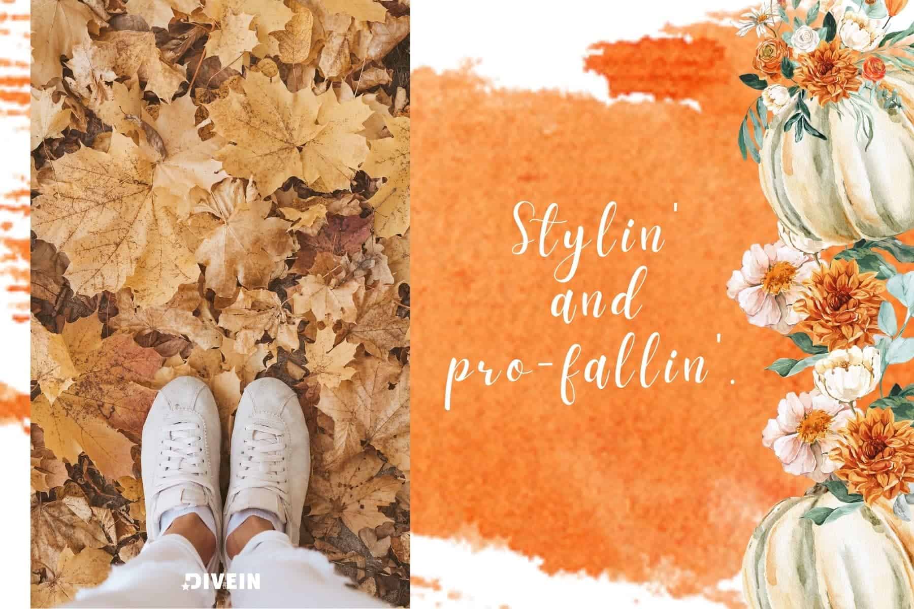 fall outfit captions. stylin and pro-fallin