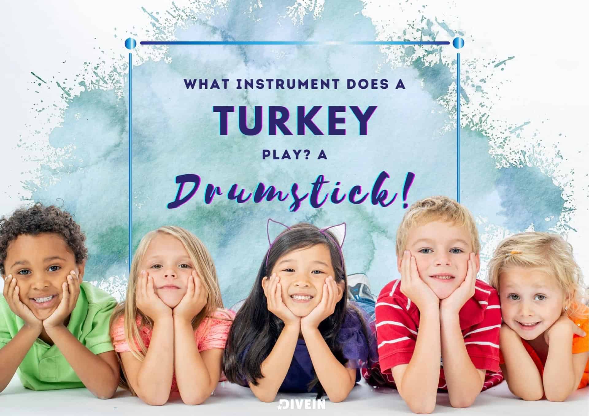 what instrument does a turkey play_ the drumstick!