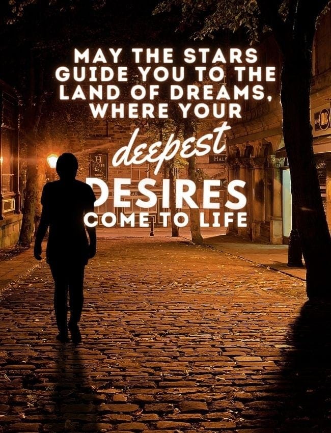 Good Night Quotes May The Stars Guide You To The Land Of Dreams Where Your Deepest Desires Come To Life