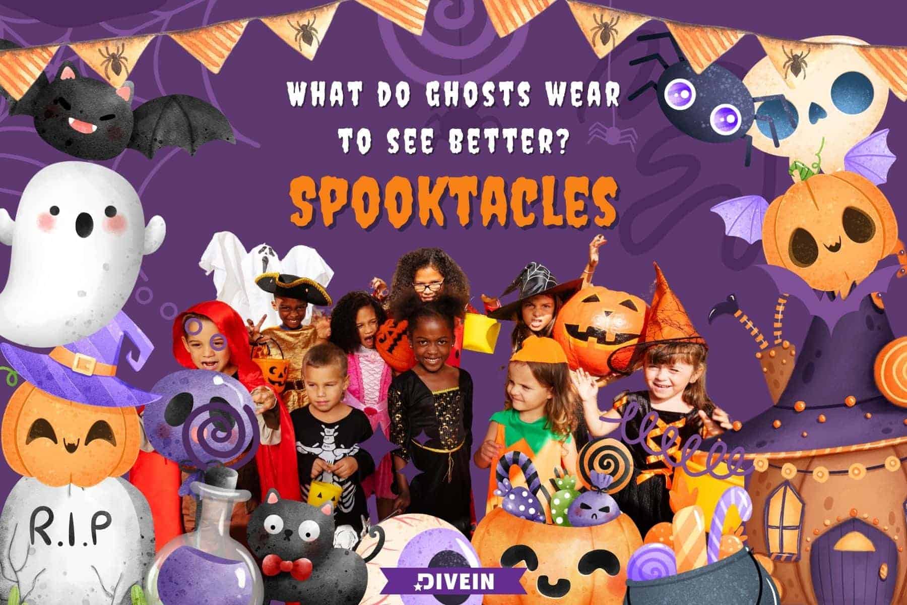 halloween dad jokes. what do ghosts wear to see better. spooktacles