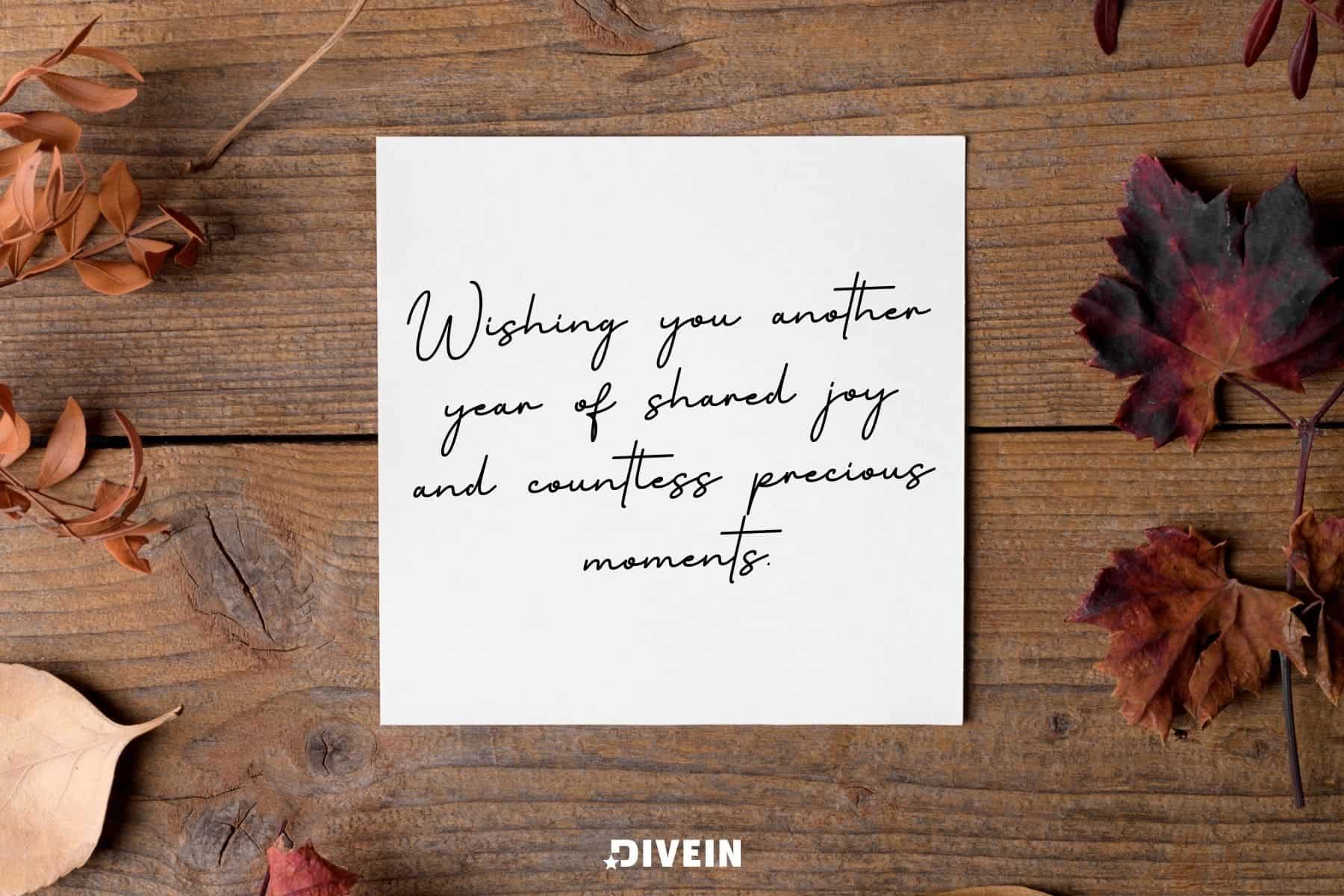 happy anniversary card message to a couple