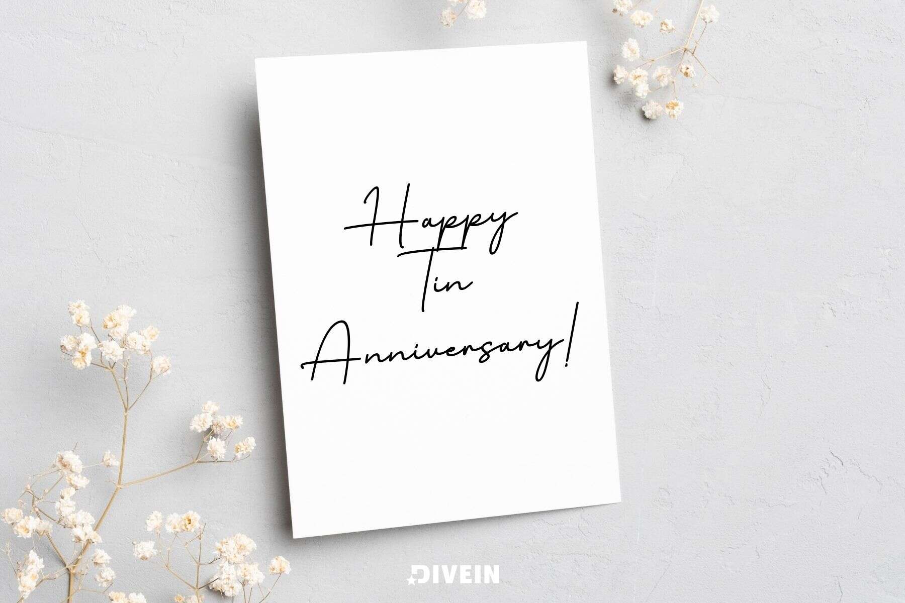 10 years tin wedding anniversary message