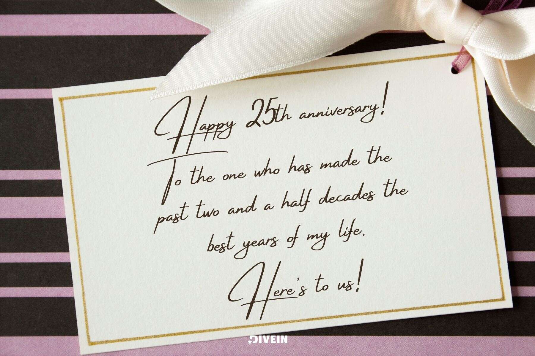 happy 25th anniversary to my husband