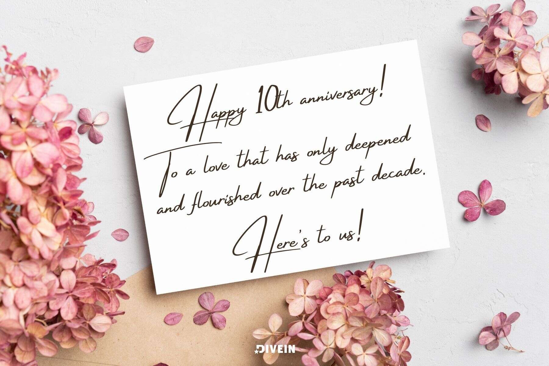 10 year anniversary wishes