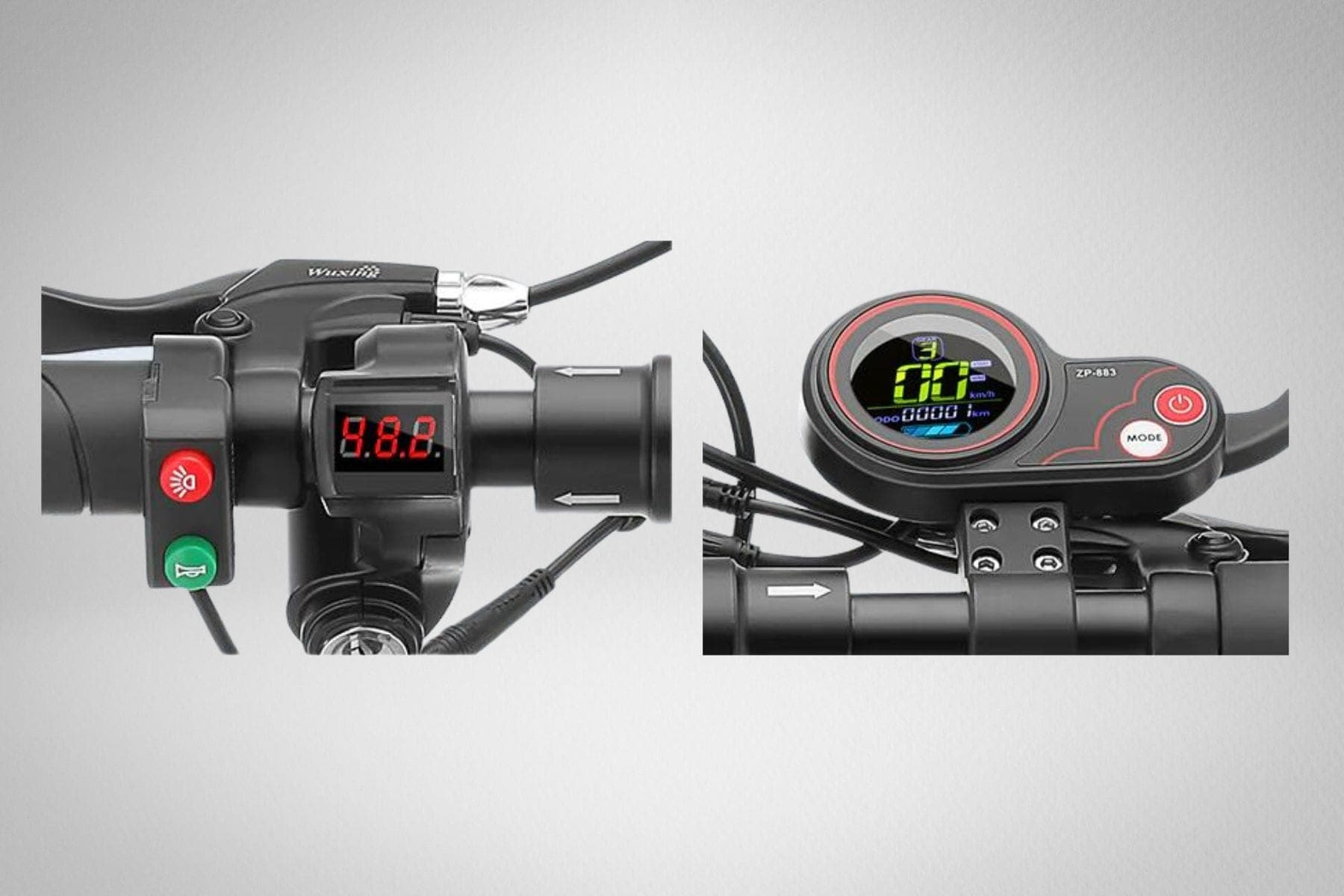 There’s a separate meter for the battery. 
