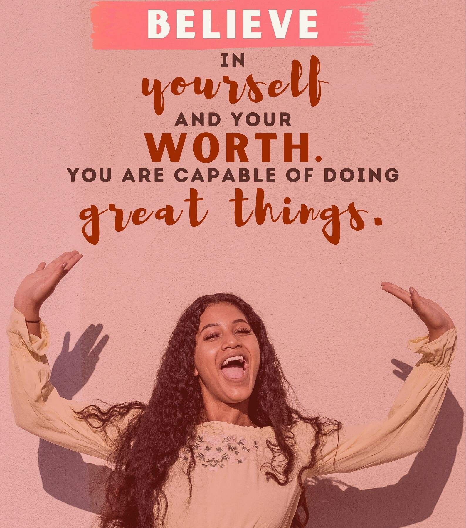 Know Your Worth Quotes for women. Believe in yourself and your worth. You are capable of achieving great things.