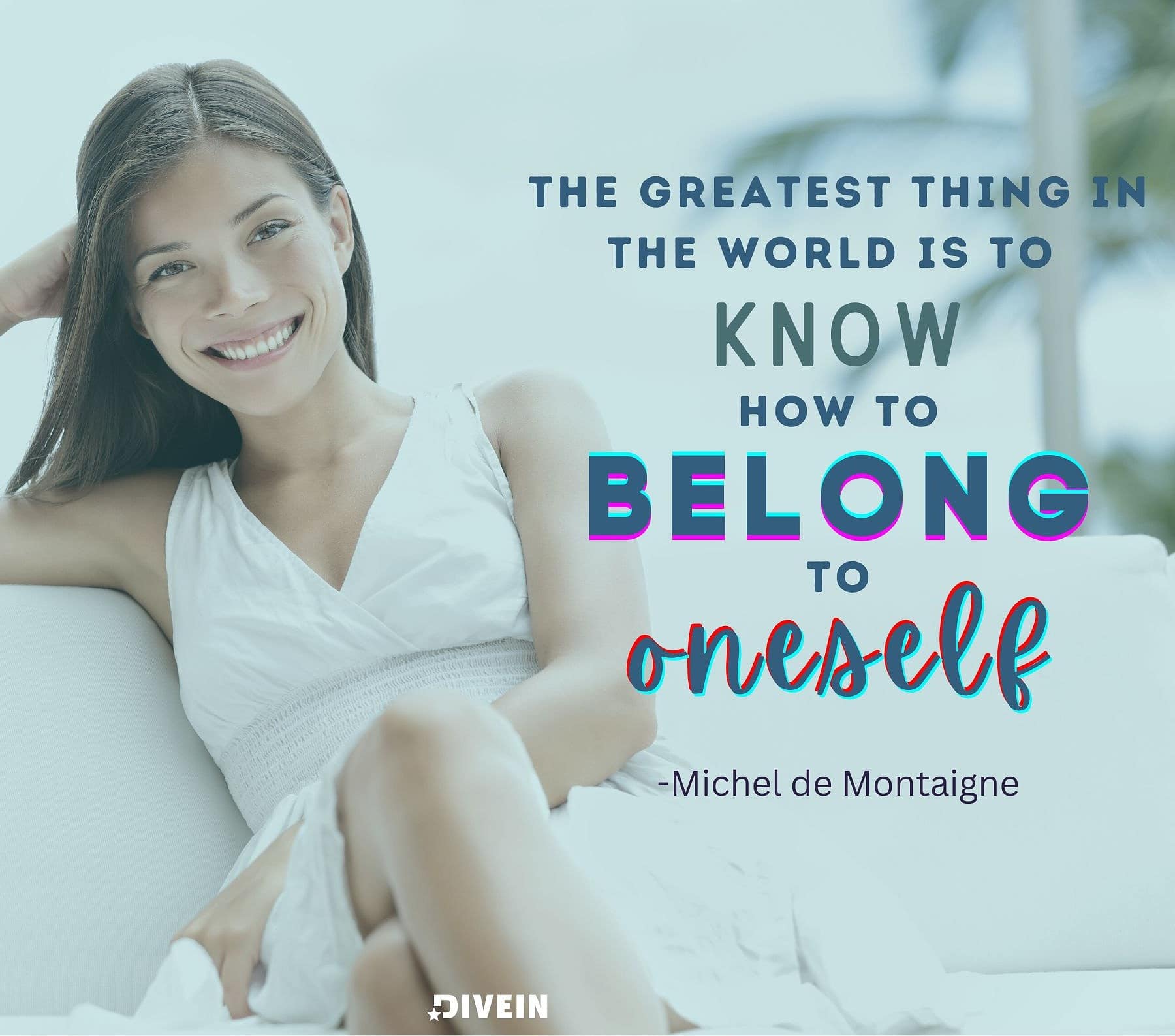 Know Your Worth Quotes for women. The greatest thing in the world is to know how to belong to oneself.