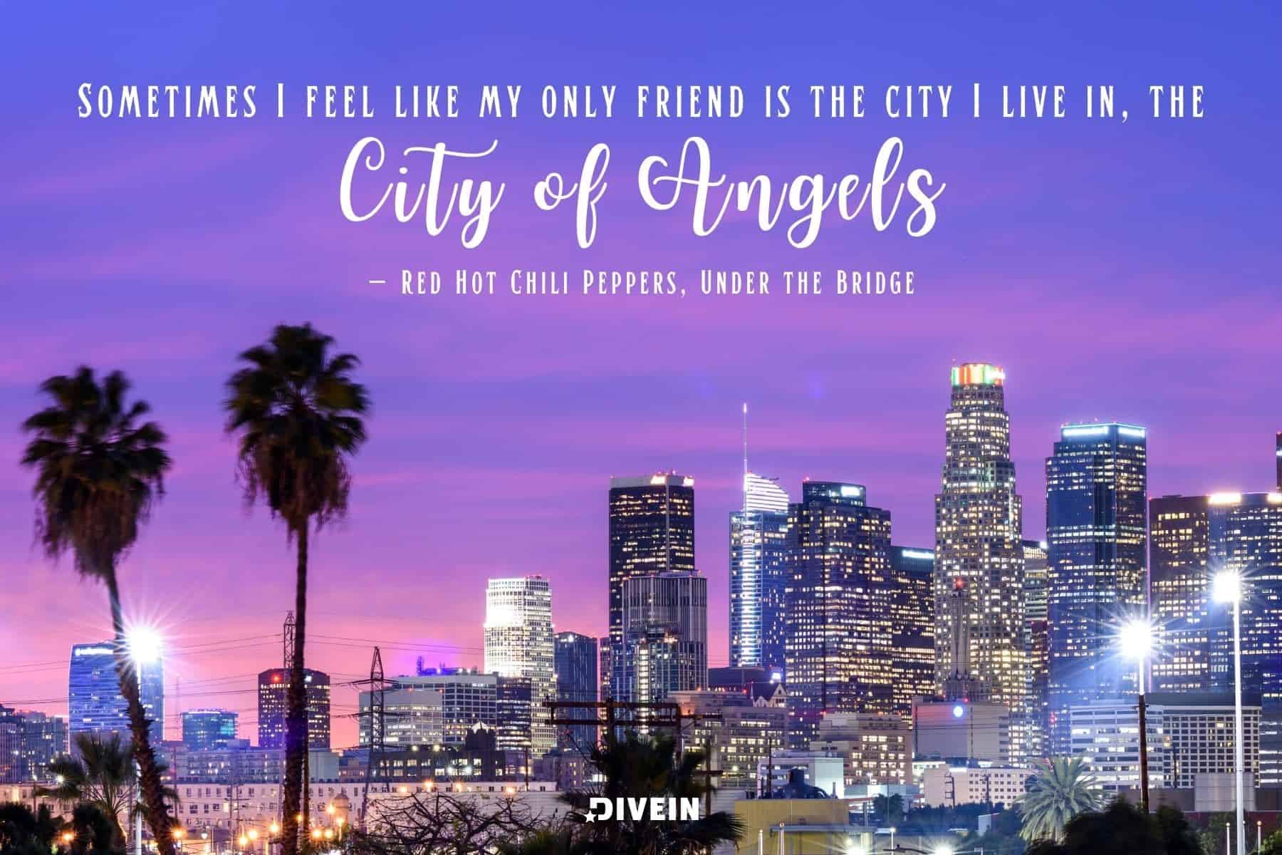 los angeles quotes from songs