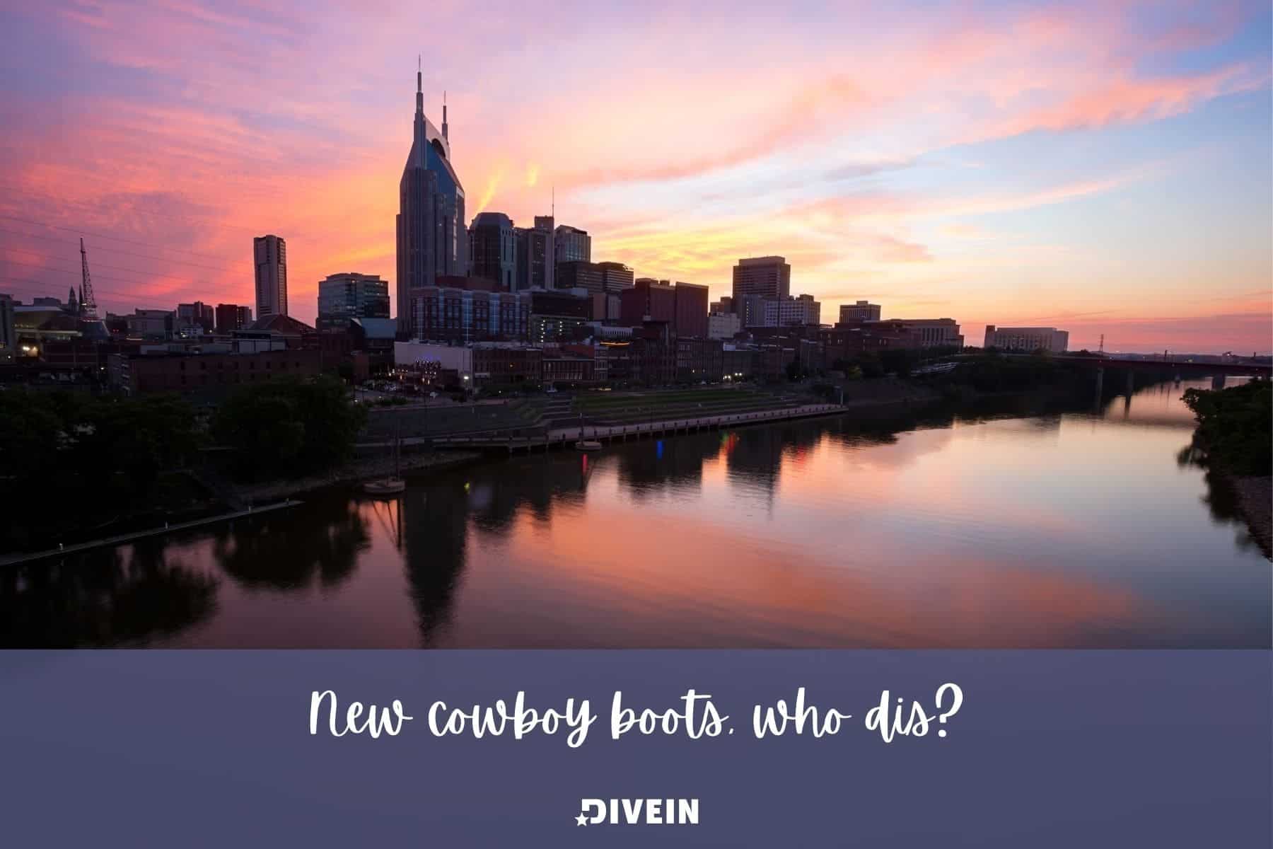 nashville road trip captions. new cowboy boots who dis