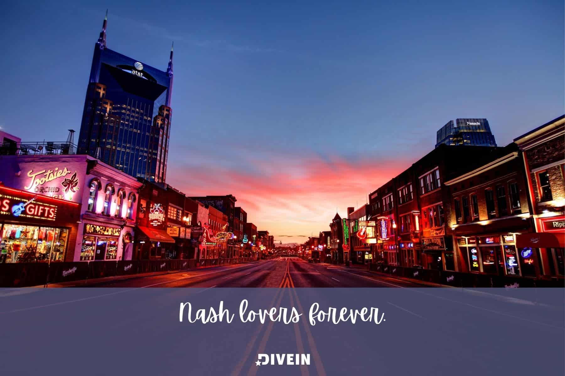 nashville instagram captions for couples. nash lovers forever