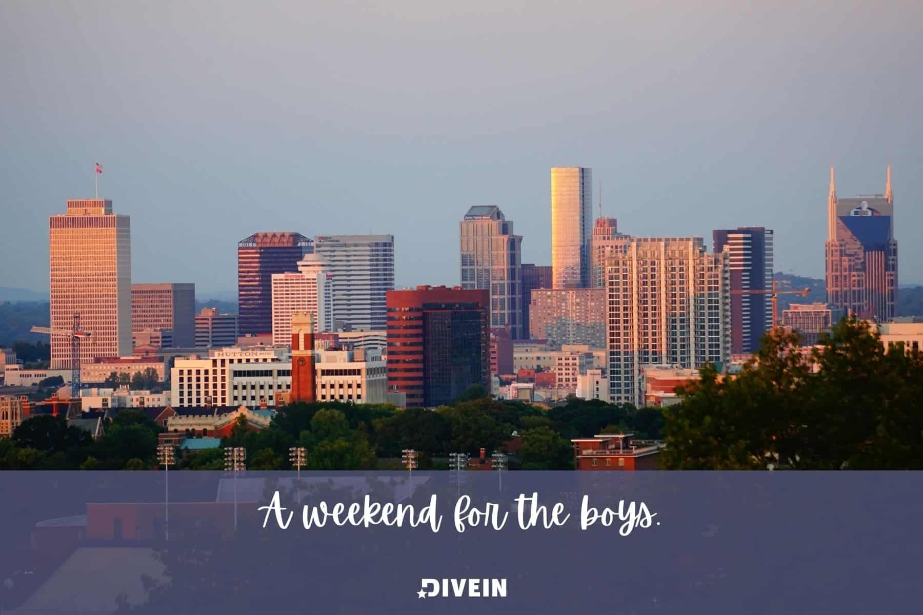 nashville bachelor party captions. a weekend for the boys