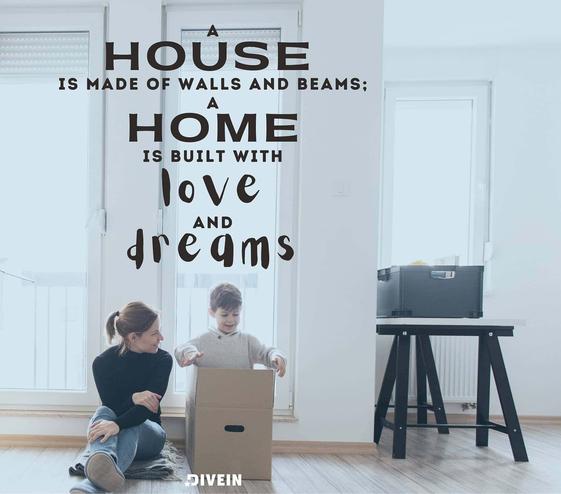 101+ New Home Quotes, Wishes \u0026 Congratulatory Messages, image size:1800x1587