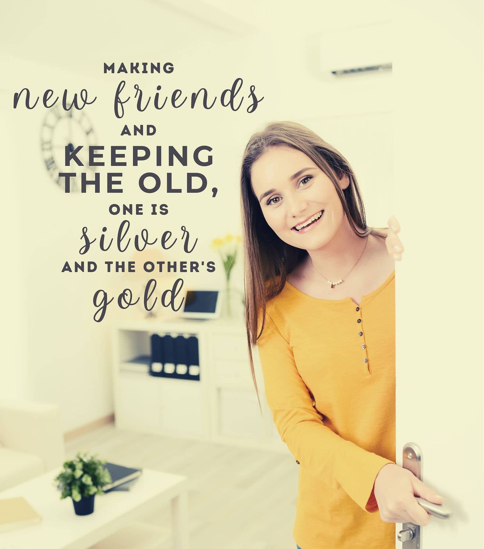 Inspiring New Friend Quotes - Good Morning Vibes, image size:1587x1800