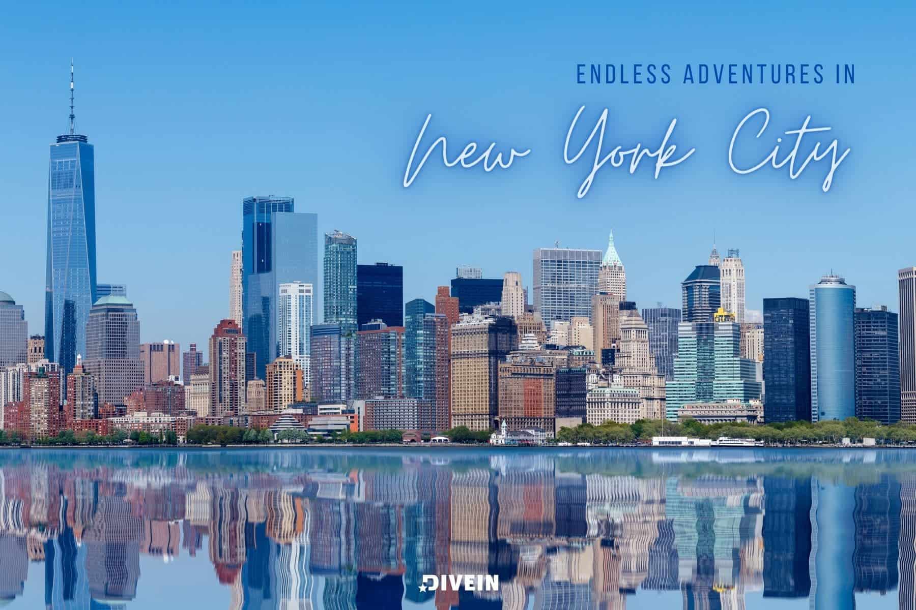 new york travel captions. endless adventures in new york city