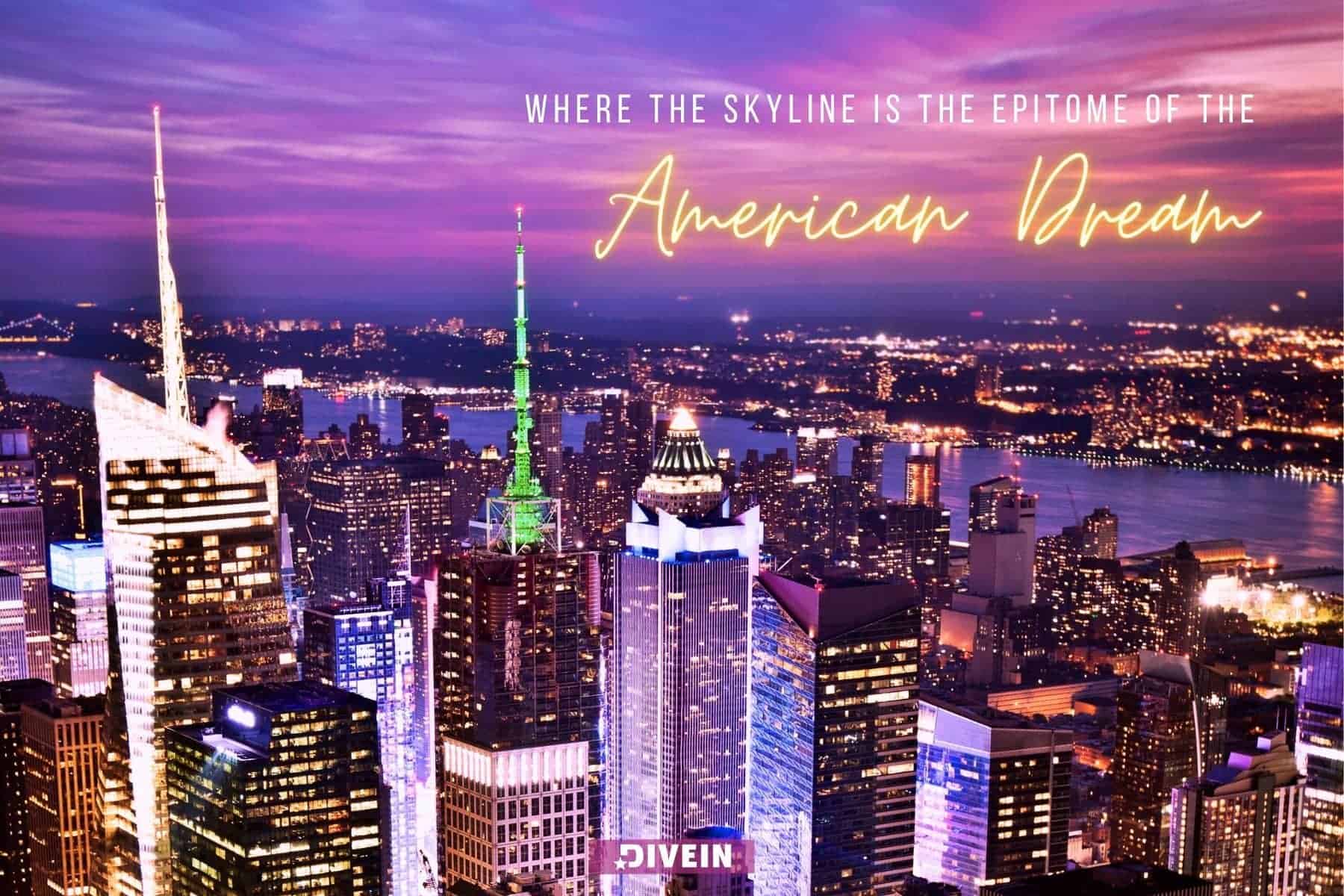 nyc skyline captions