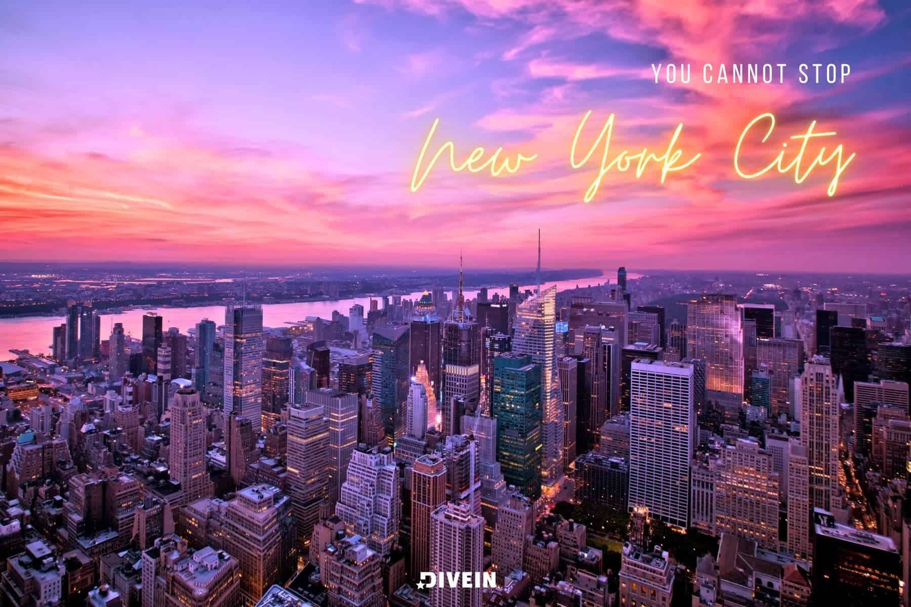 new york trip captions. you cannot stop new york city