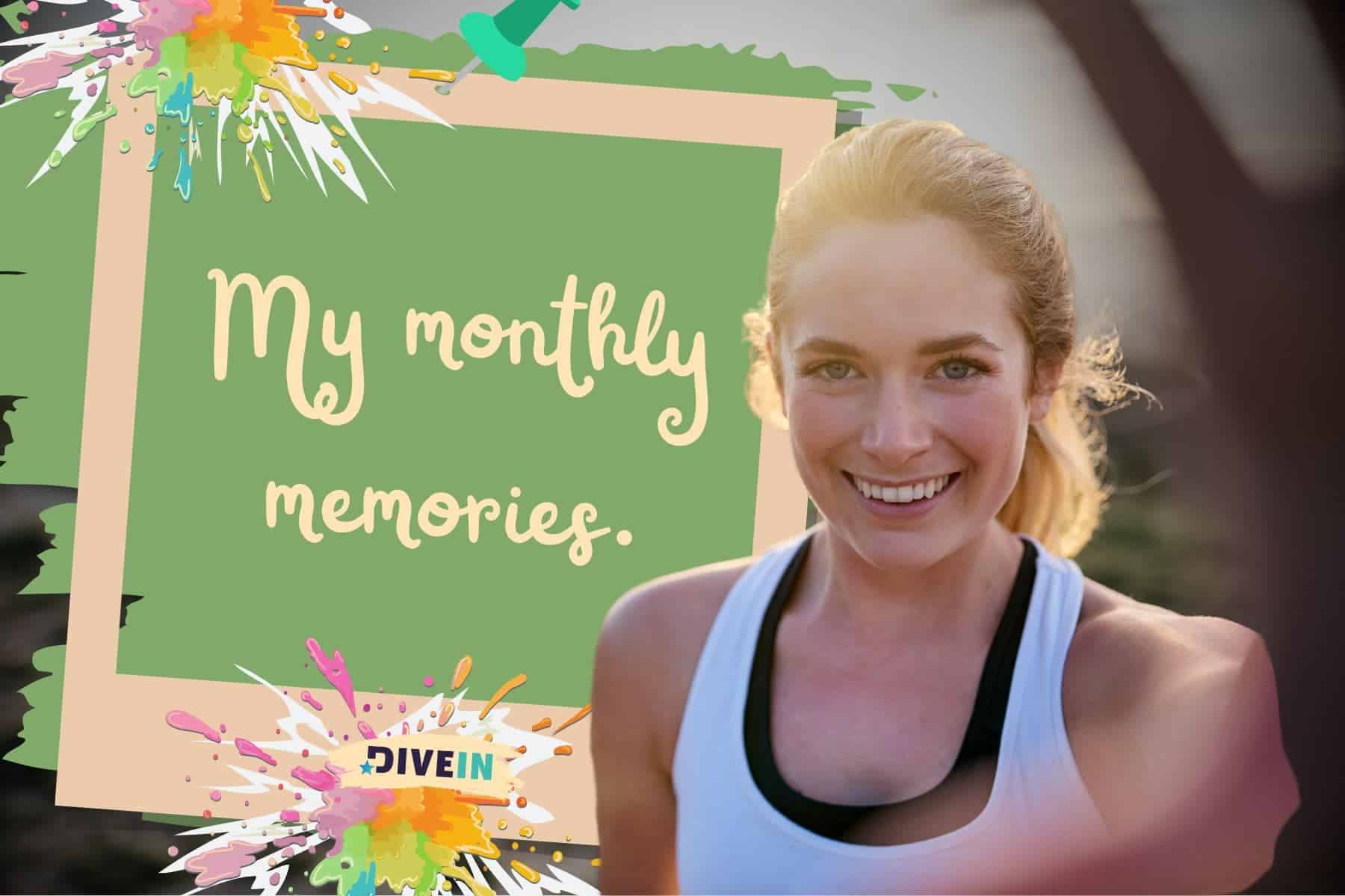 monthly photo dump captions. my monthly memories