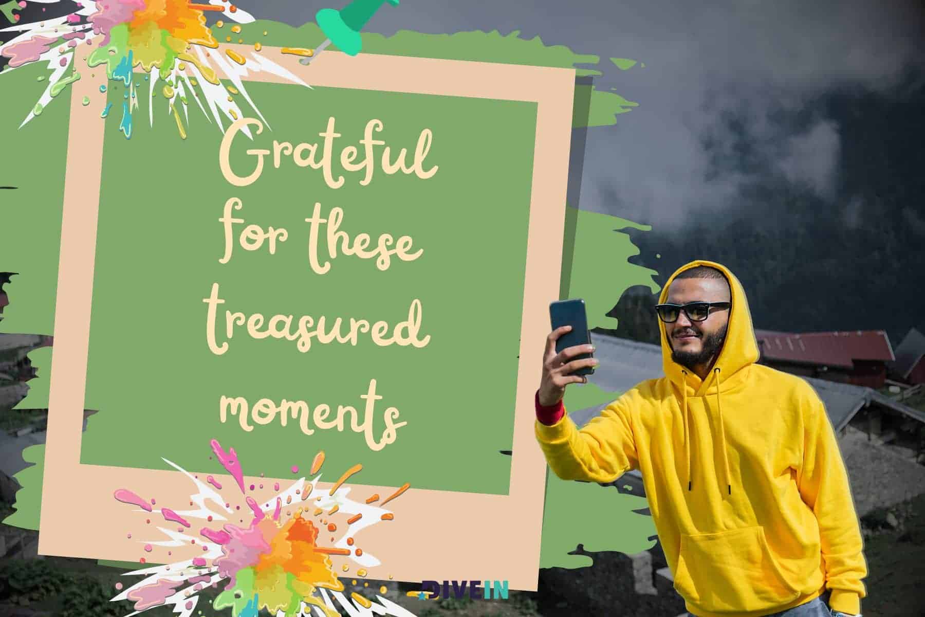 birthday photo dump captions. grateful for these treasured moments