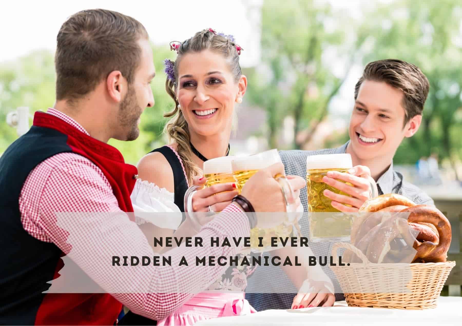 Questions Never Have I Ever Ridden A Mechanical Bull