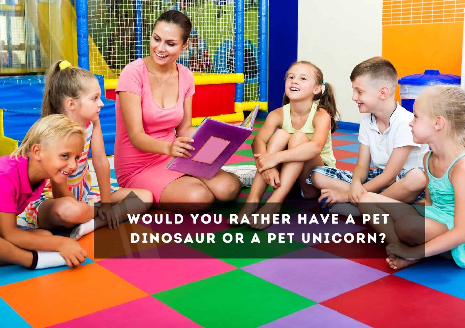 Questions Would You Rather Have A Pet Dinosaur Or A Pet Unicorn