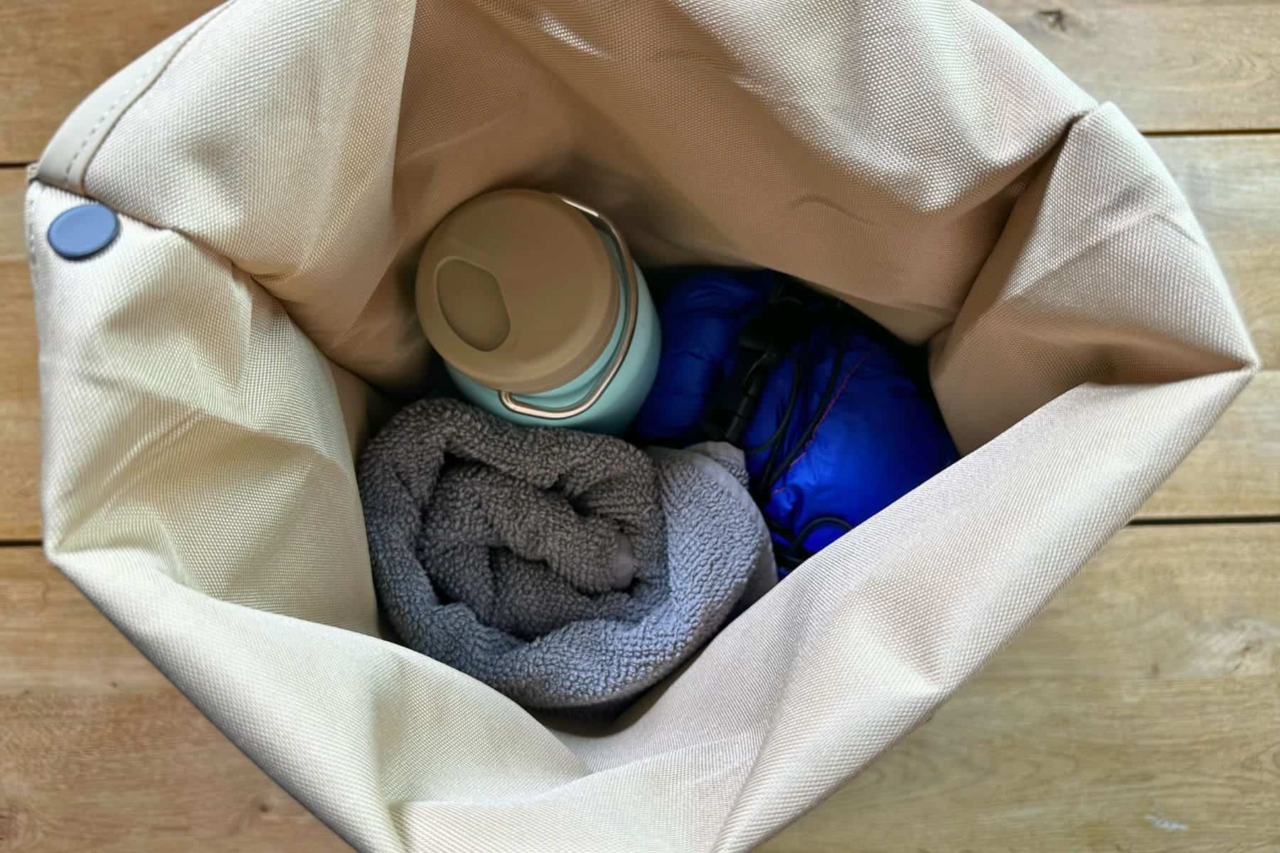 Rains Rolltop Rucksack 13l Main Compartment