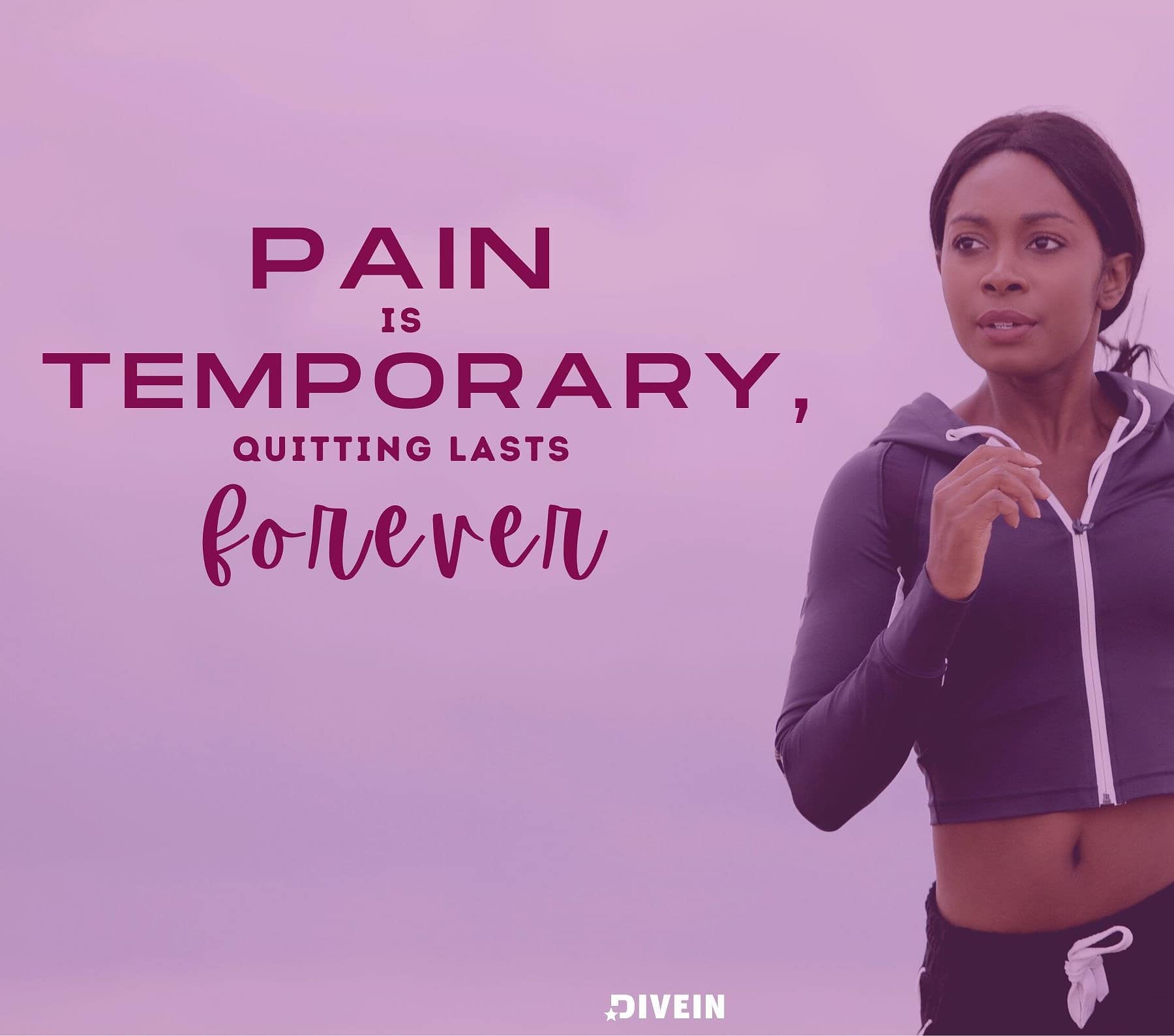Motivational Running Quotes. Pain is temporary, quitting lasts forever