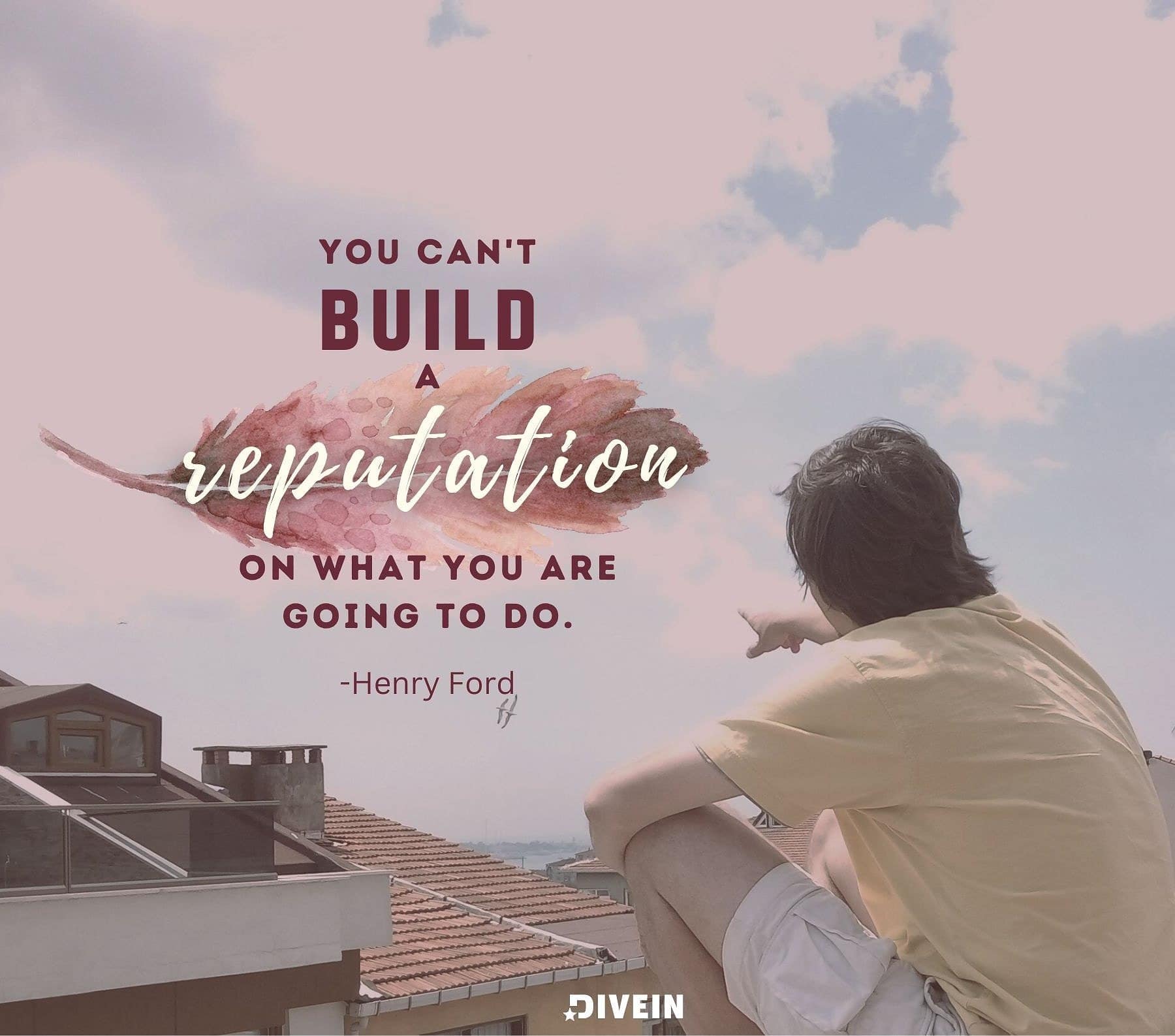Self growth quotes. You can’t build a reputation on what you are going to do.