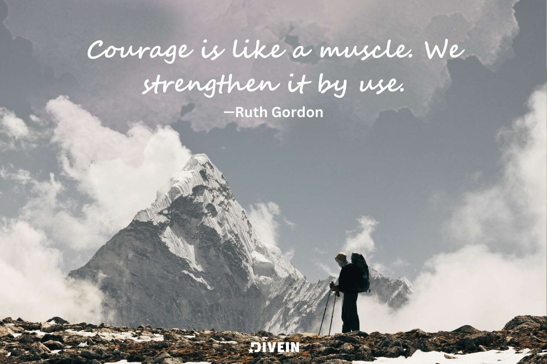 short inspirational quotes for women. courage is like a muscle. we strengthen it by use
