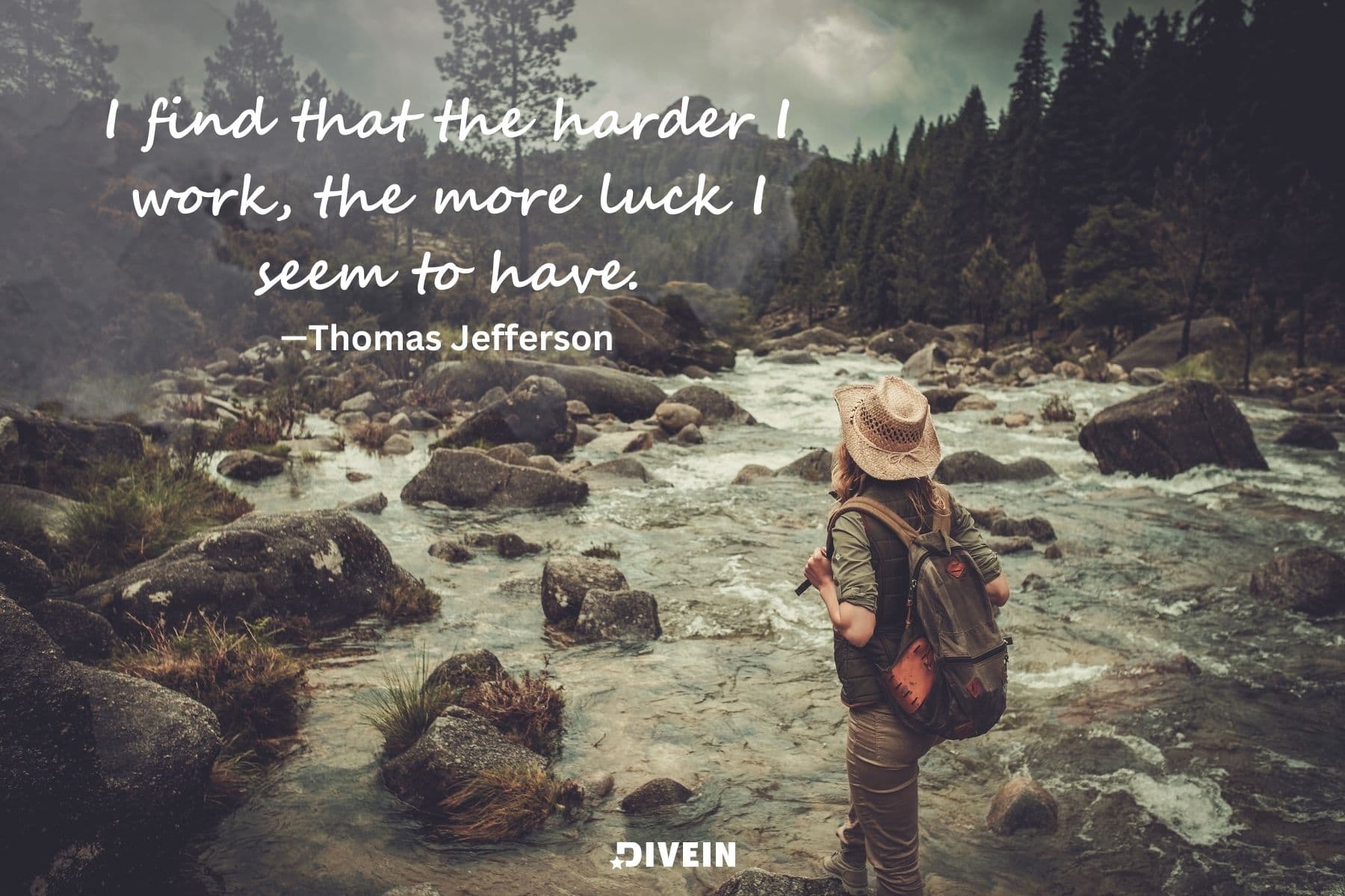 short Inspirational business quotes. i find that the harder I work the more luck I seem to have