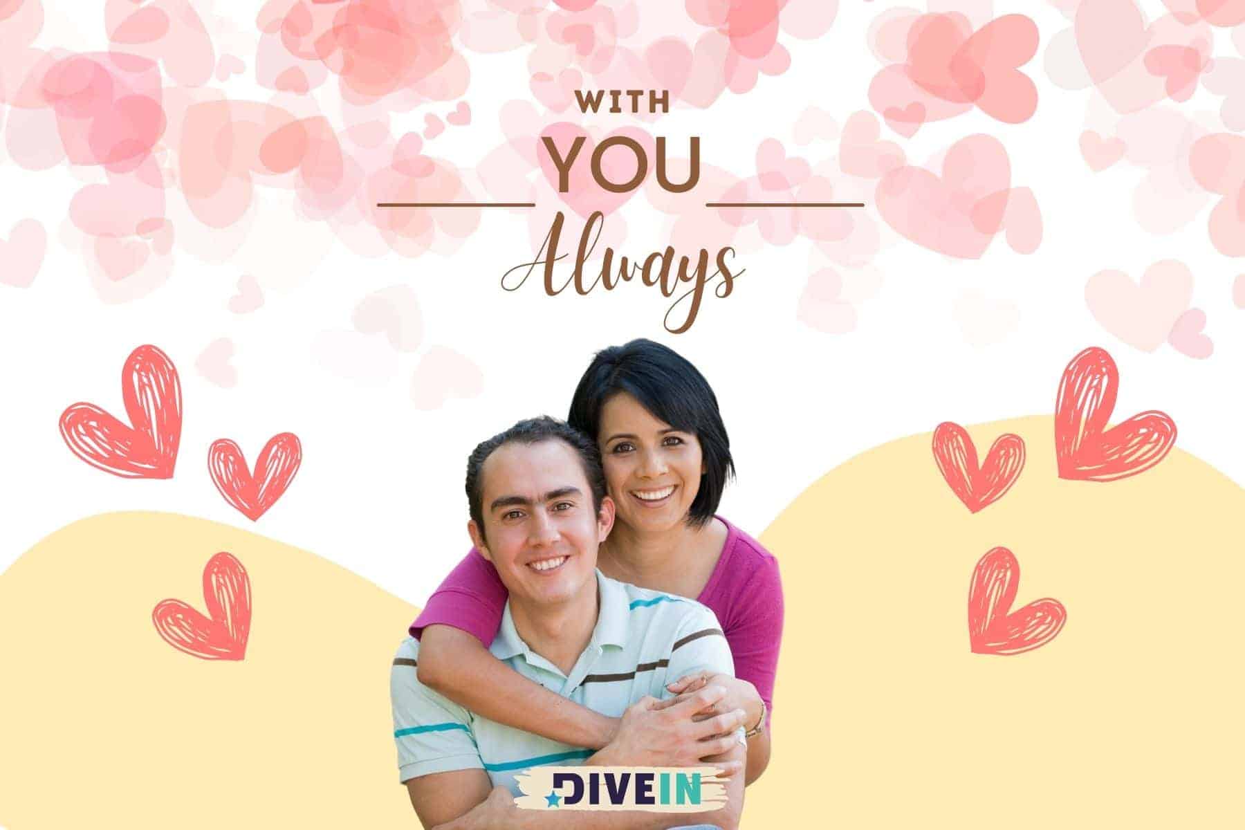 short love quotes for ring engraving. with you always