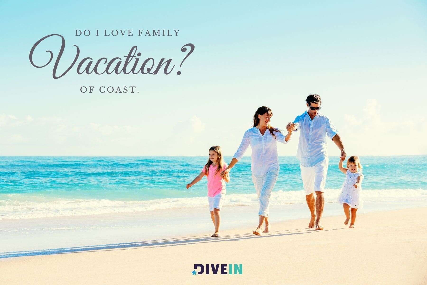 short family vacation captions for instagram. do I love family vacation. of coast.