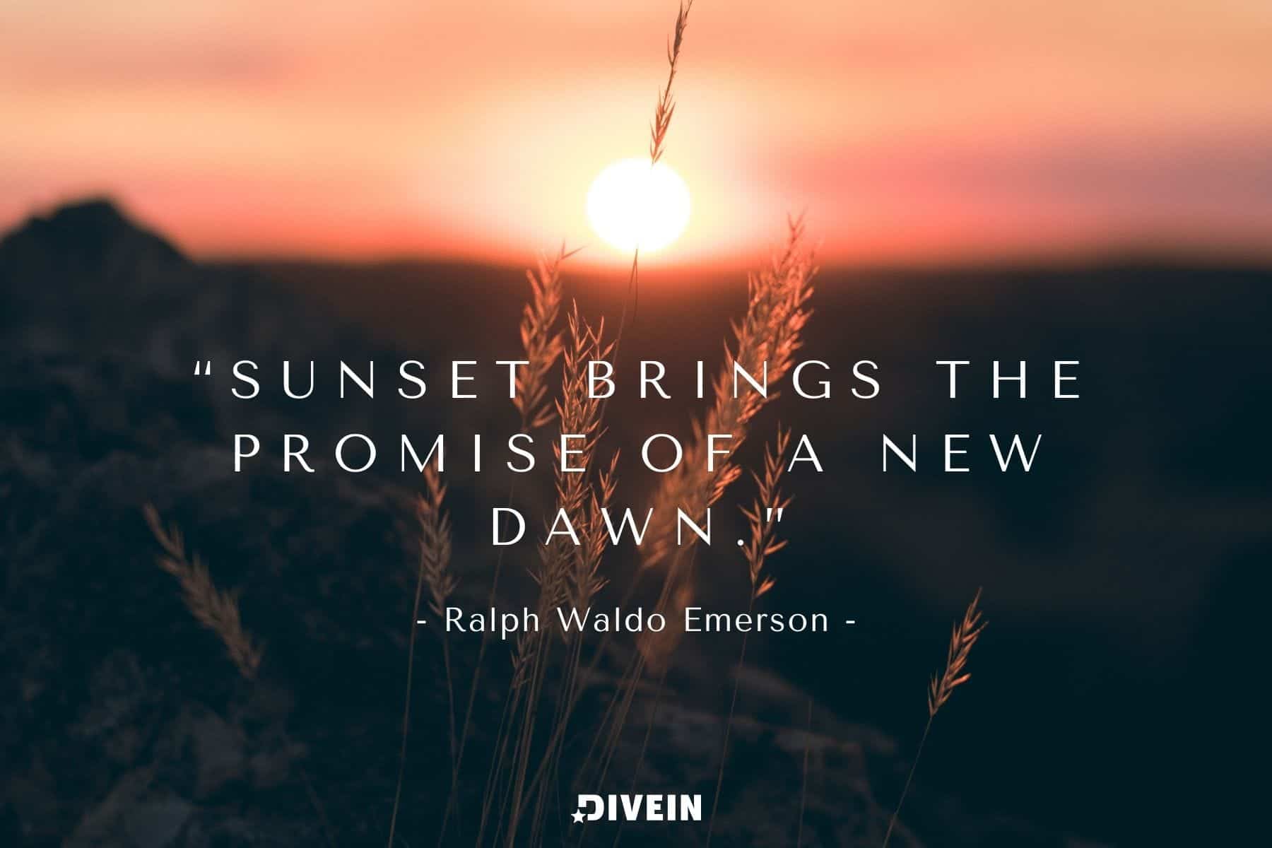 51+ Short \u0026 Sweet Sunset Quotes -, image size:1800x1200